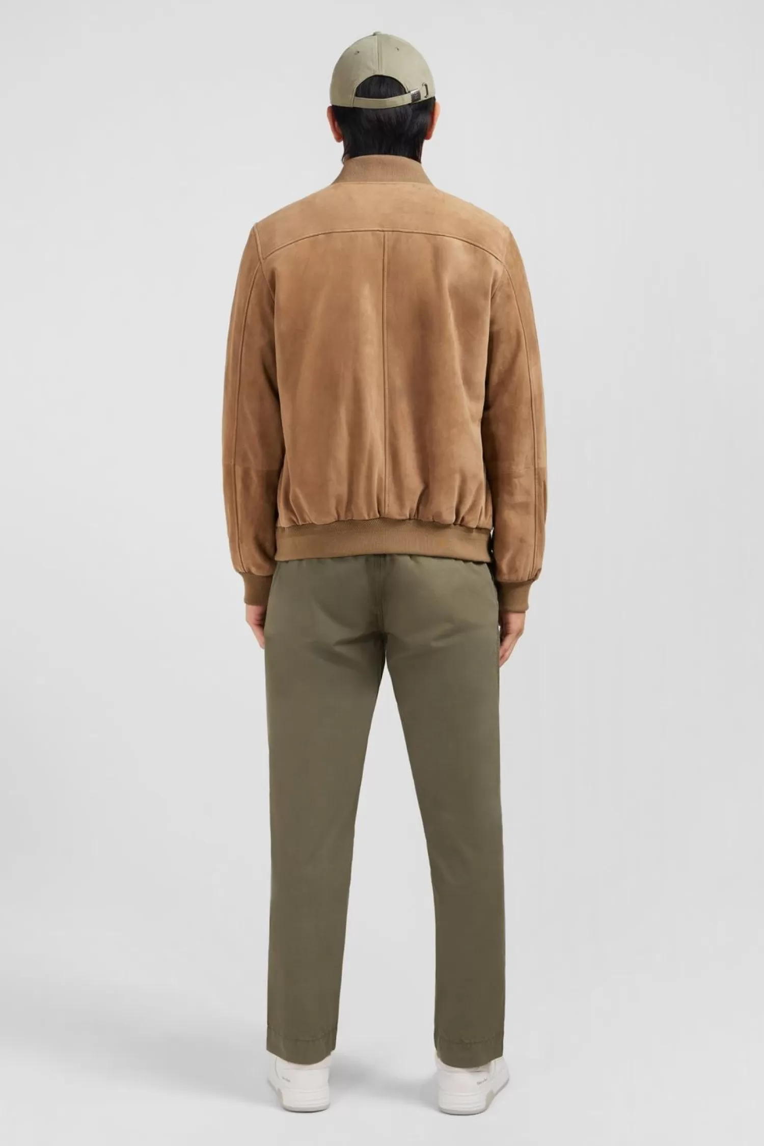 blouson_beige_uni_3.webp Eden Park Blouson Beige Uni-Homme Manteaux Et Vestes