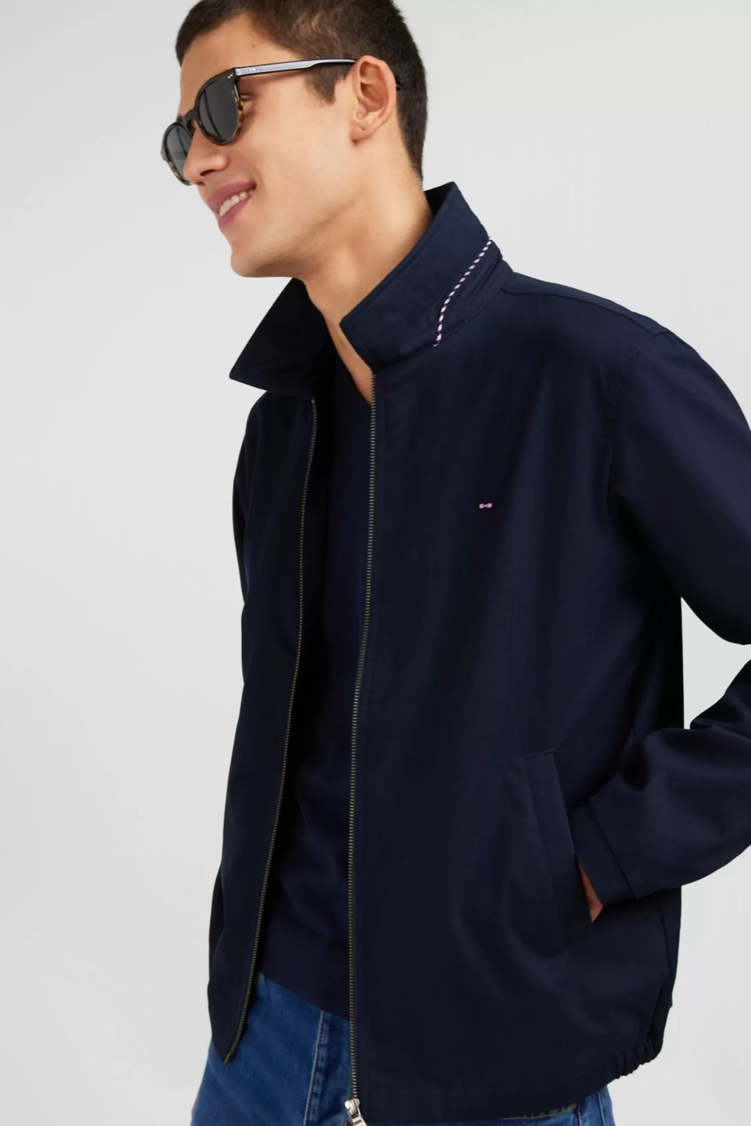 blouson_bleu_fonce_rembourre_3.webp Eden Park Blouson Bleu Fonce Rembourre-Homme Manteaux Et Vestes