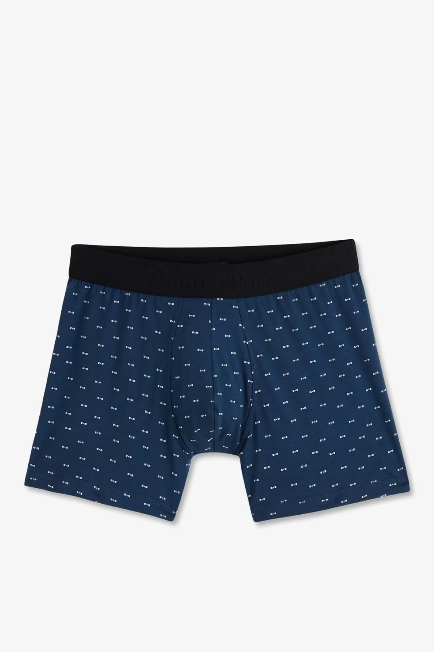 Eden Park Boxer A Micro Motifs Noeud Papillon Marine Et Blanc En Coton Stretch-Homme Sous-Vêtements