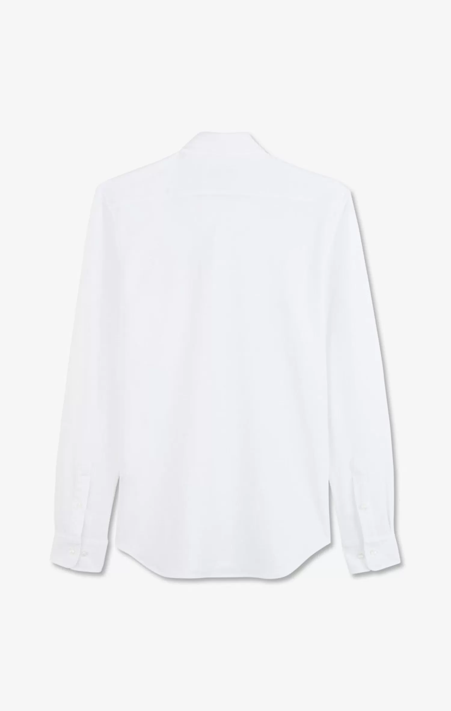 chemise_en_coton_pinpoint_blanc_5.webp Eden Park Chemise En Coton Pinpoint Blanc-Homme Chemises