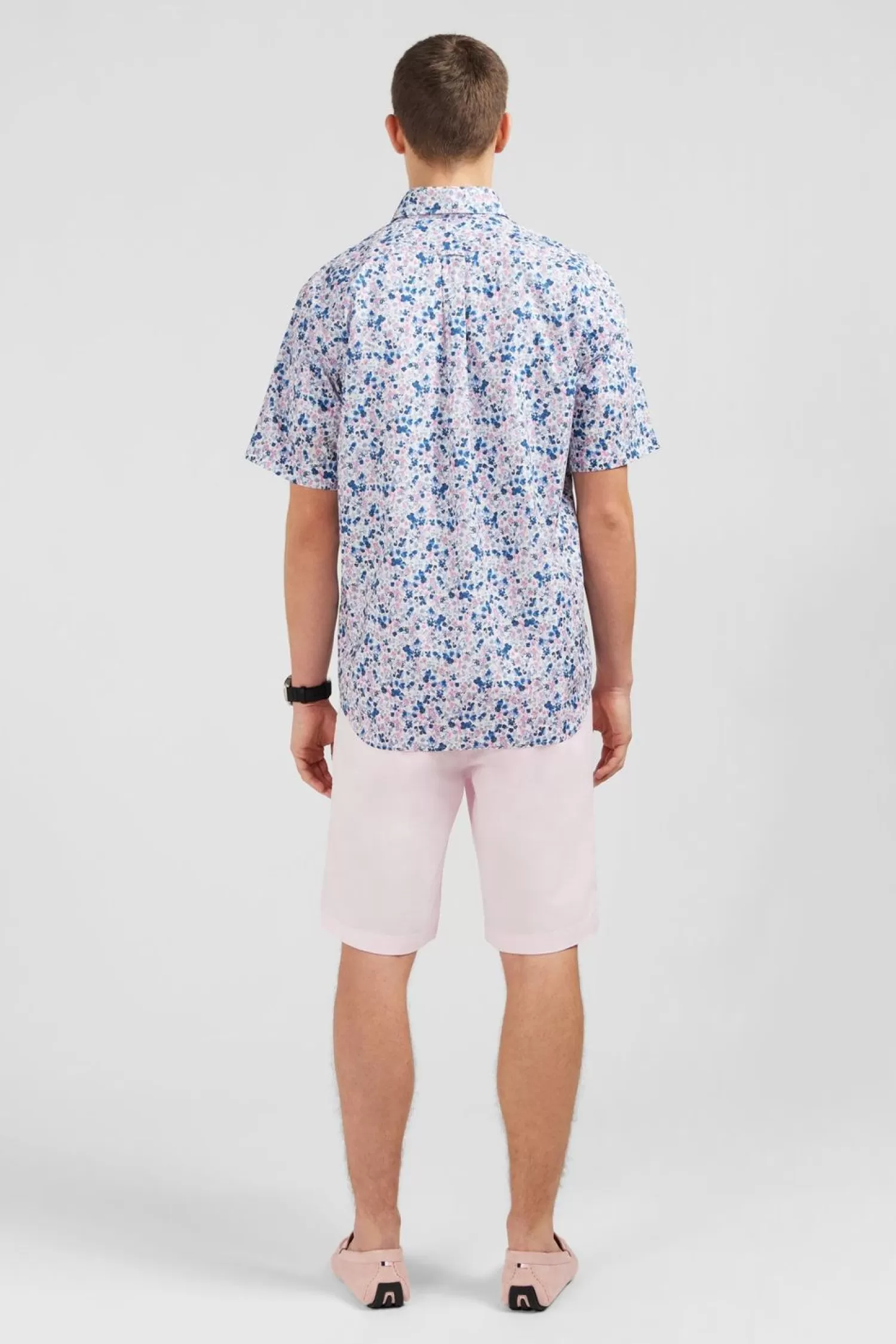chemisette_blanche_imprimee_fleurs_3.webp Eden Park Chemisette Blanche Imprimee Fleurs-Homme Chemisettes