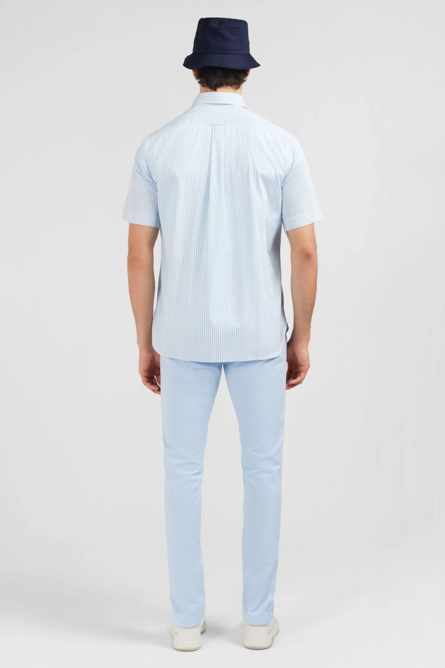 chemisette_bleu_clair_a_rayures_3.webp Eden Park Chemisette Bleu Clair A Rayures-Homme Chemisettes