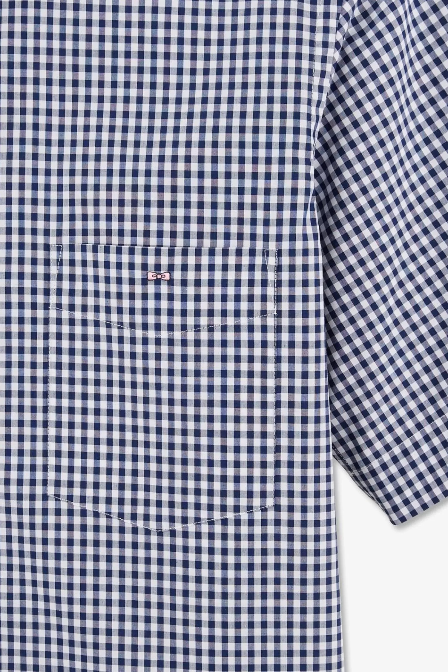 chemisette_bleu_fonce_a_carreaux_7.webp Eden Park Chemisette Bleu Fonce A Carreaux-Homme Chemisettes