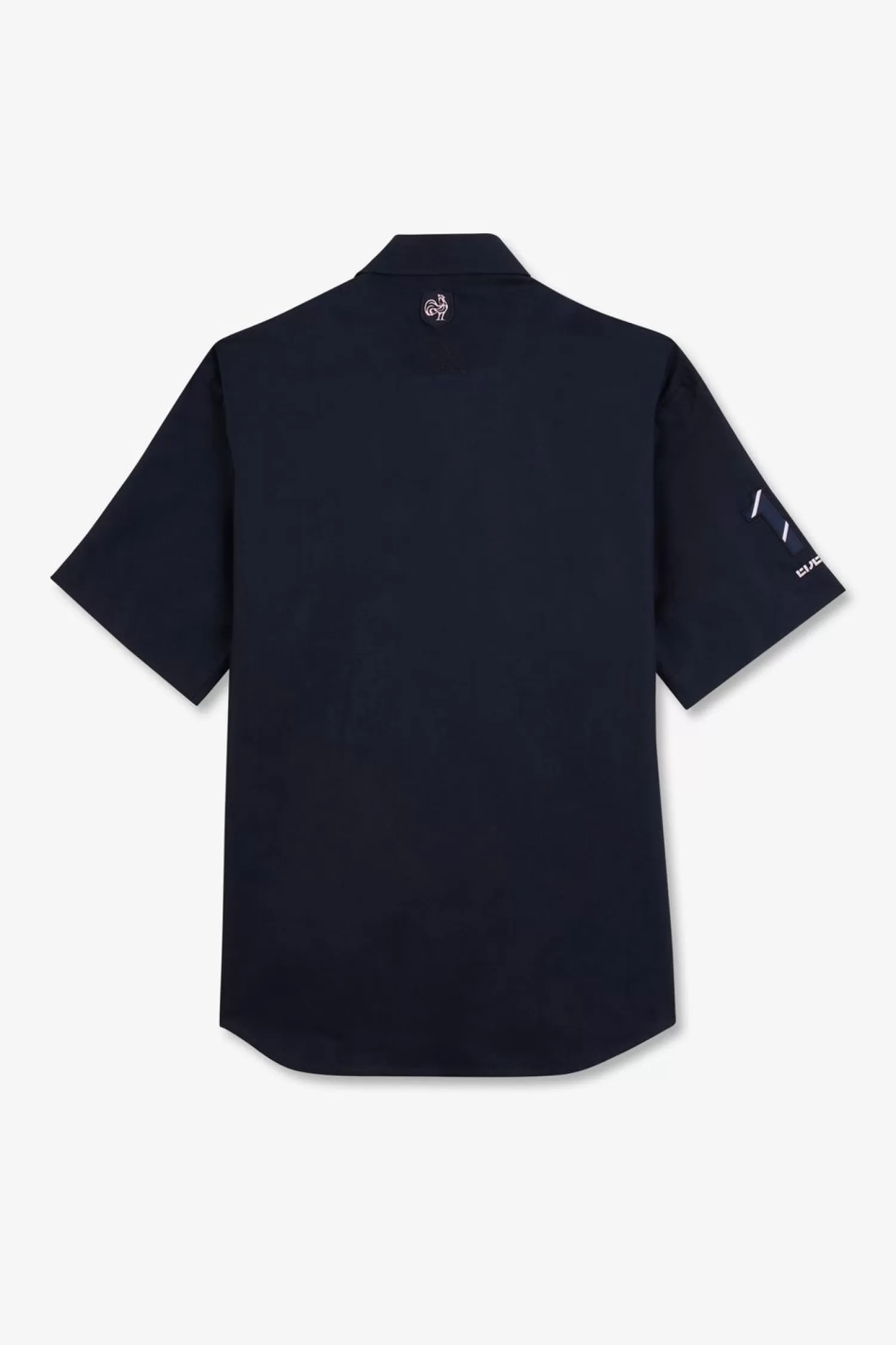 chemisette_bleu_marine_brodee_xv_de_france_3.webp Eden Park Chemisette Bleu Marine Brodee Xv De France-Homme Chemisettes