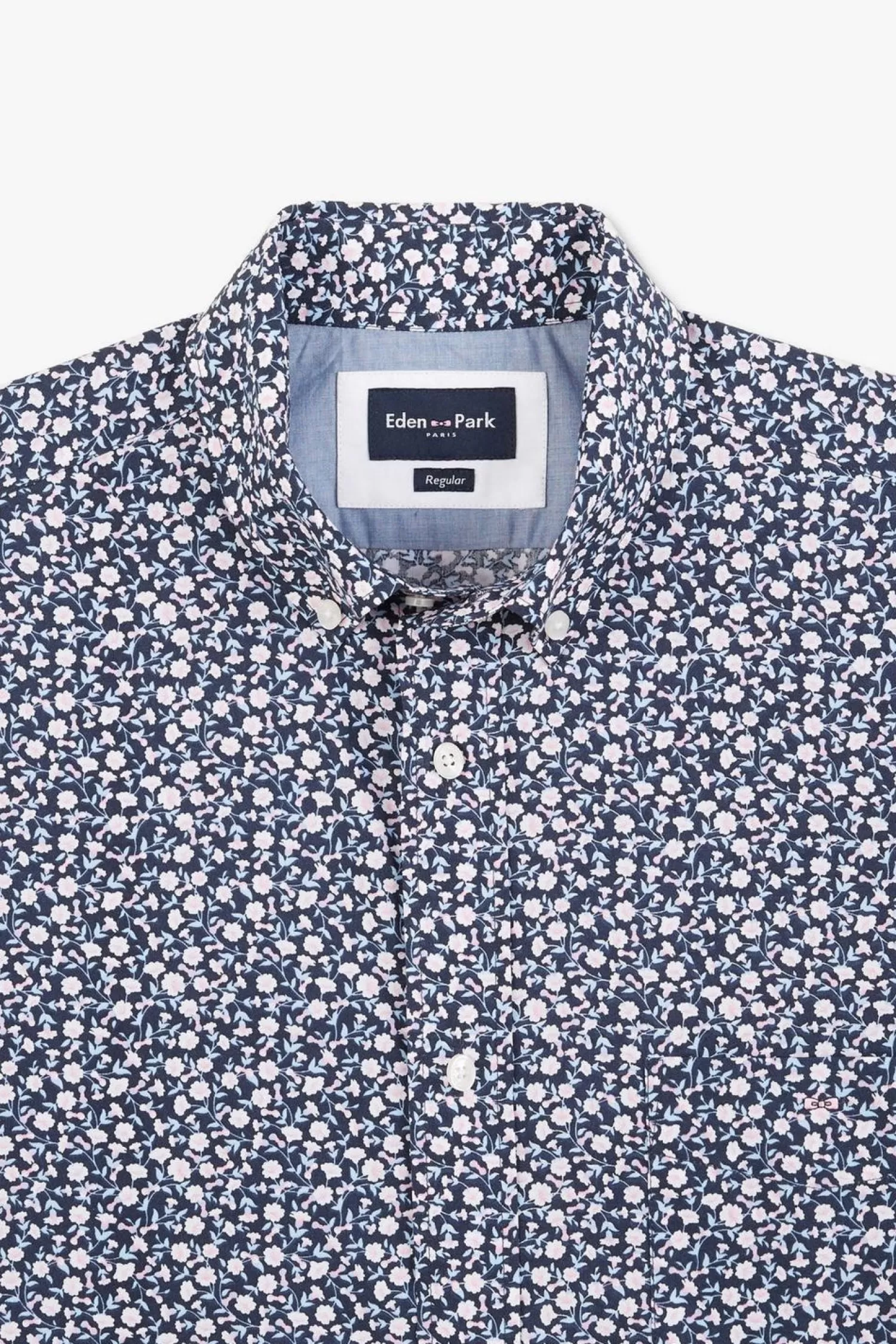 chemisette_bleu_marine_imprimee_exclusif_fleurs_6.webp Eden Park Chemisette Bleu Marine Imprimee Exclusif Fleurs-Homme Chemisettes
