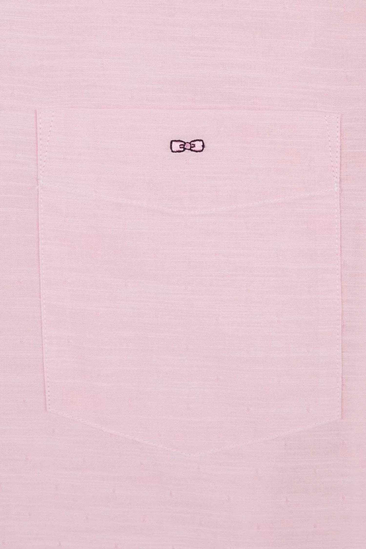 chemisette_rose_en_coton_dobby_7.webp Eden Park Chemisette Rose En Coton Dobby-Homme Chemisettes