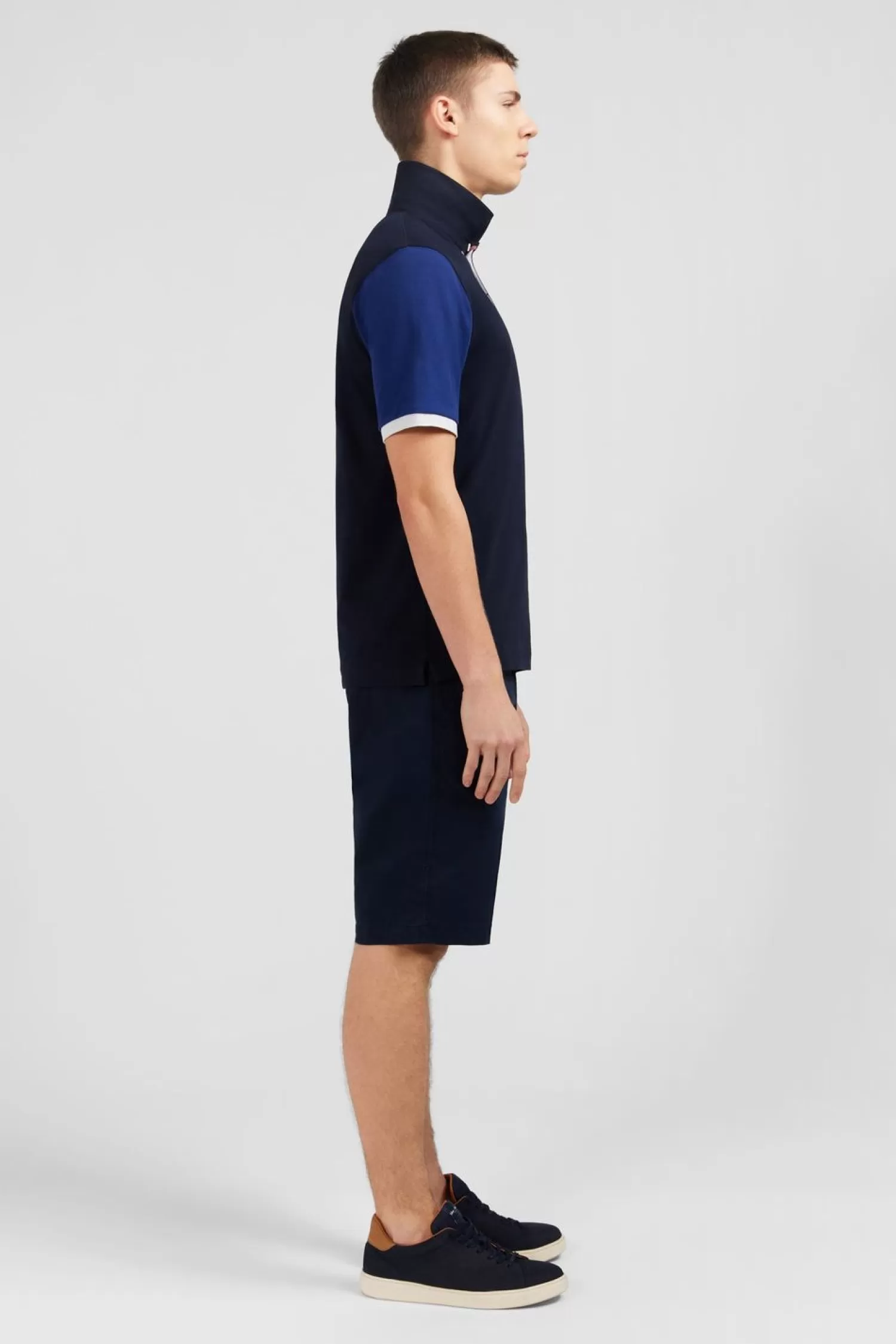 maillot_bleu_marine_colorblock_2.webp Eden Park Maillot Bleu Marine Colorblock-Homme Maillots De Rugby