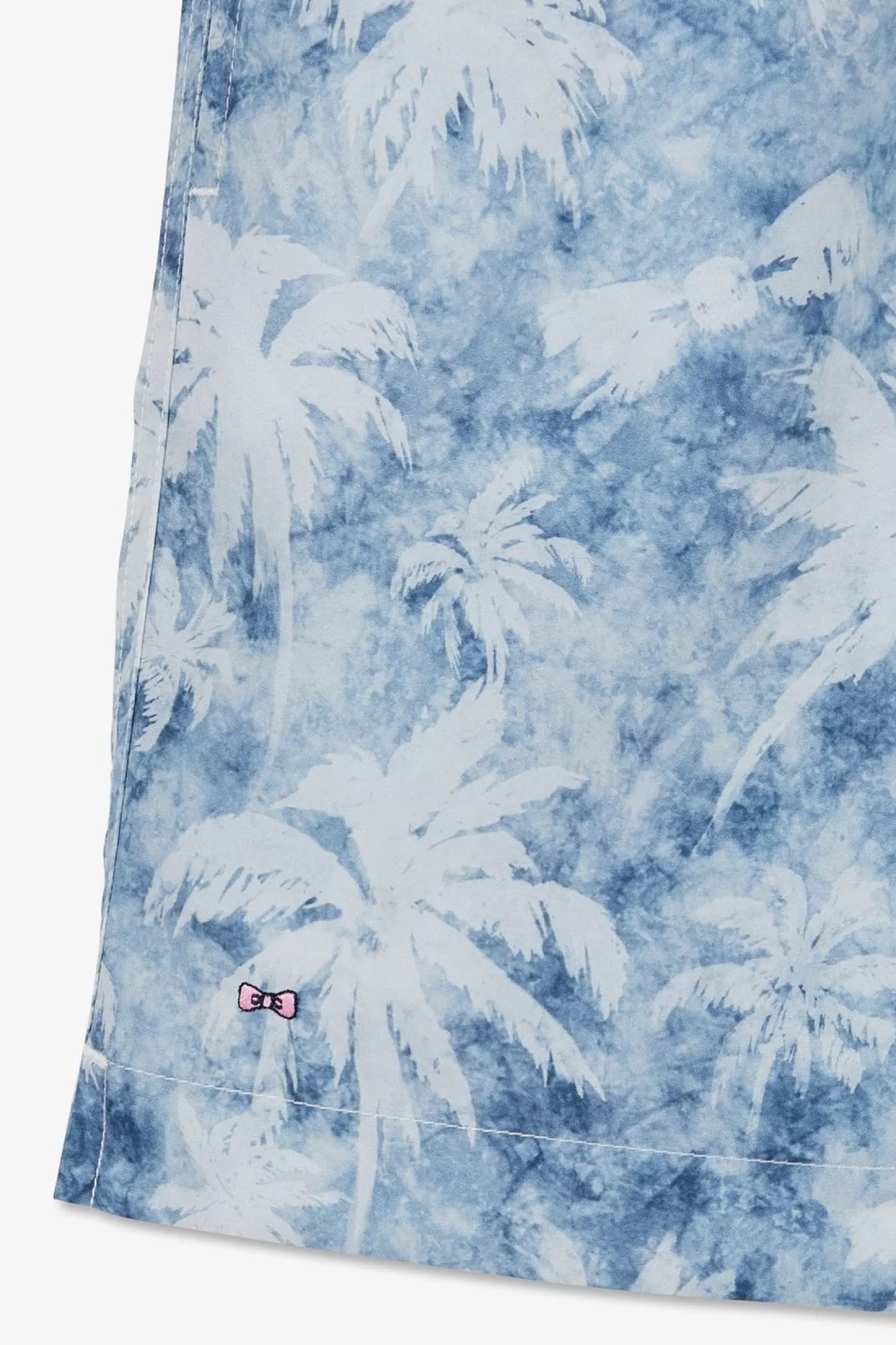maillot_de_bain_bleu_imprime_palmiers_6.webp Eden Park Maillot De Bain Bleu Imprime Palmiers-Homme Maillots De Bain