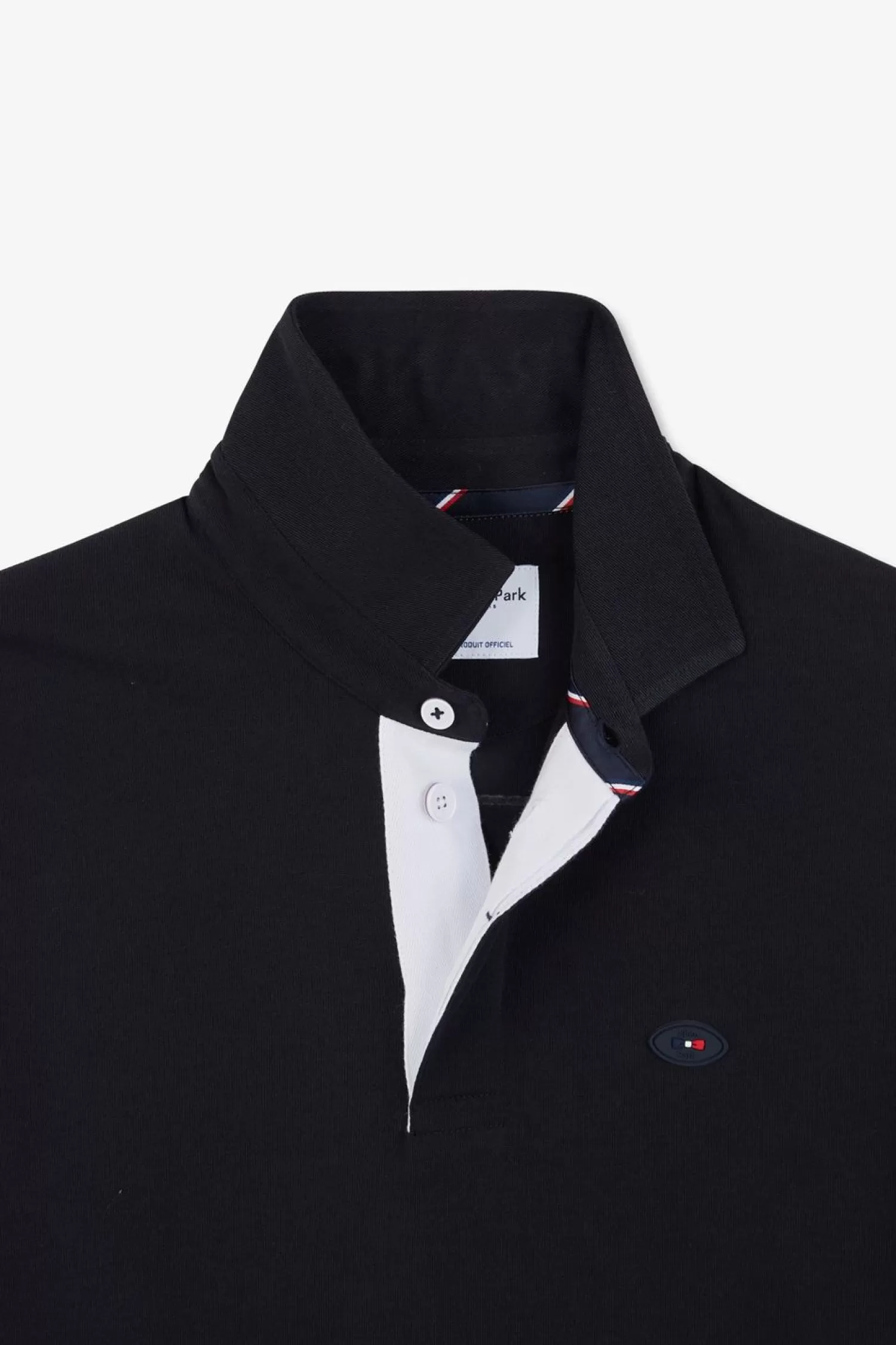 Eden Park Maillot Rouge Colorblock A Broderie Coq Au Dos-Homme Maillots De Rugby