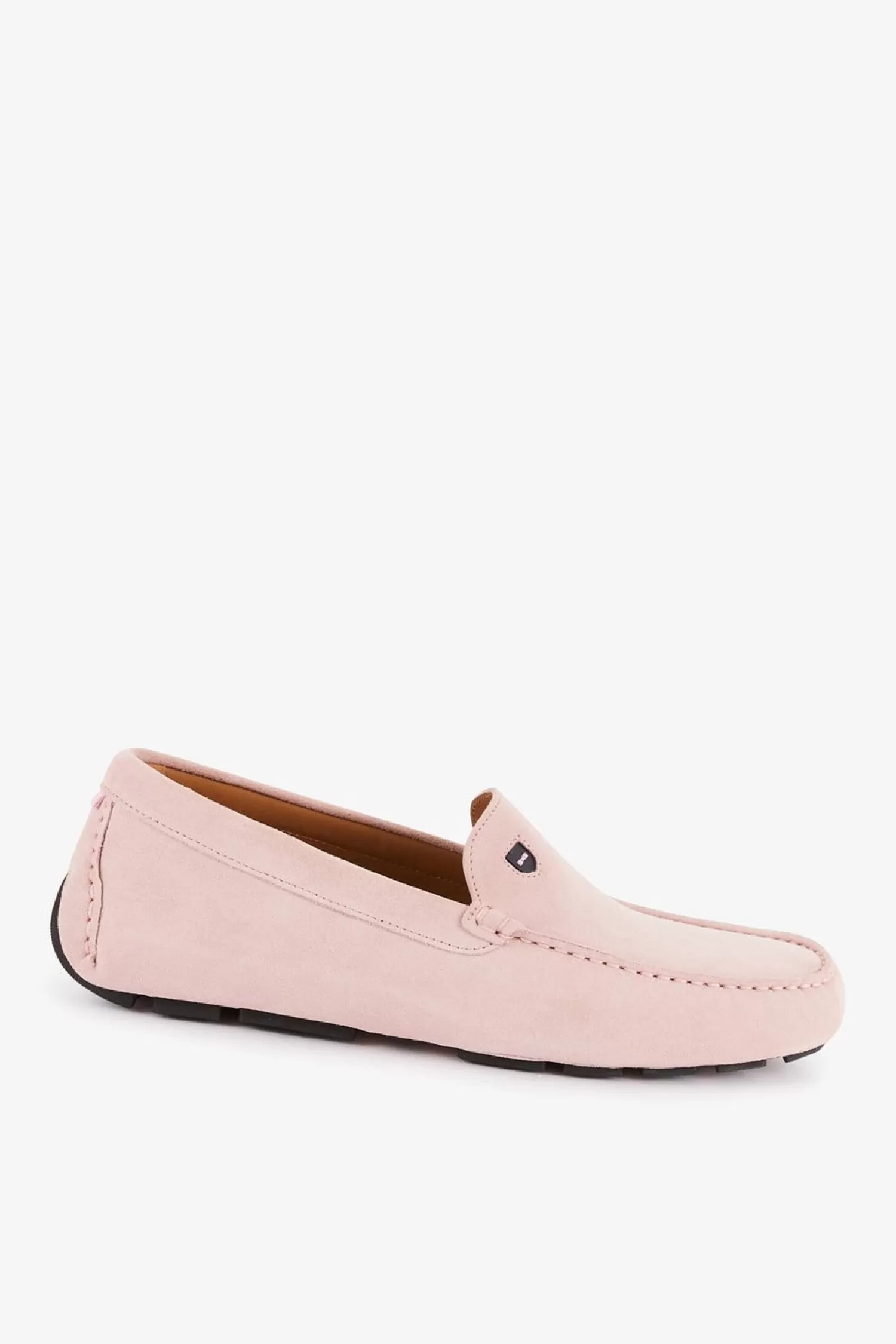 mocassins_roses_en_cuir_suede_3.webp Eden Park Mocassins Roses En Cuir Suede-Homme Mocassins