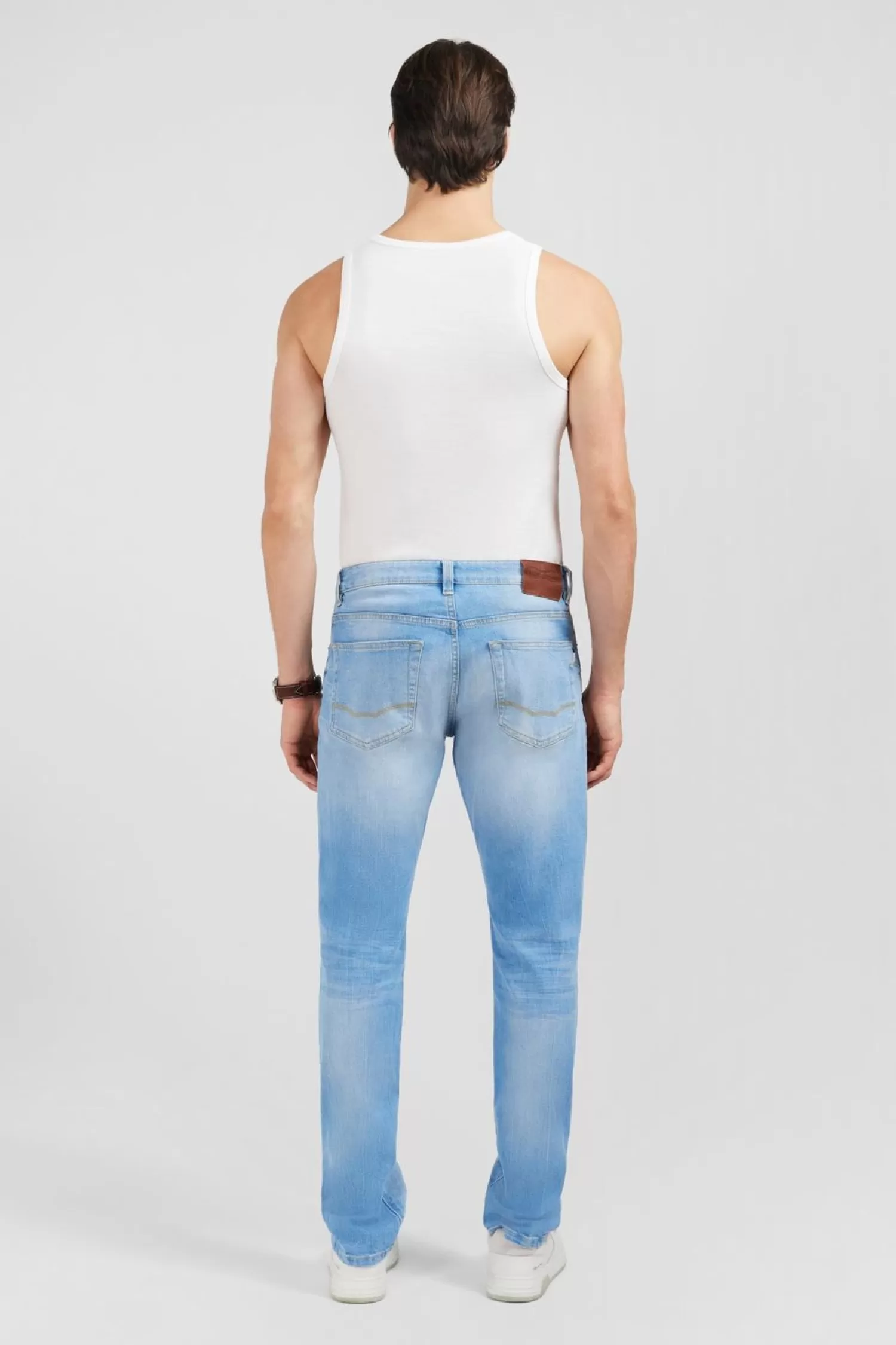pantalon_bleu_droit_5_poches_4.webp Eden Park Pantalon Bleu Droit 5 Poches-Homme Pantalons