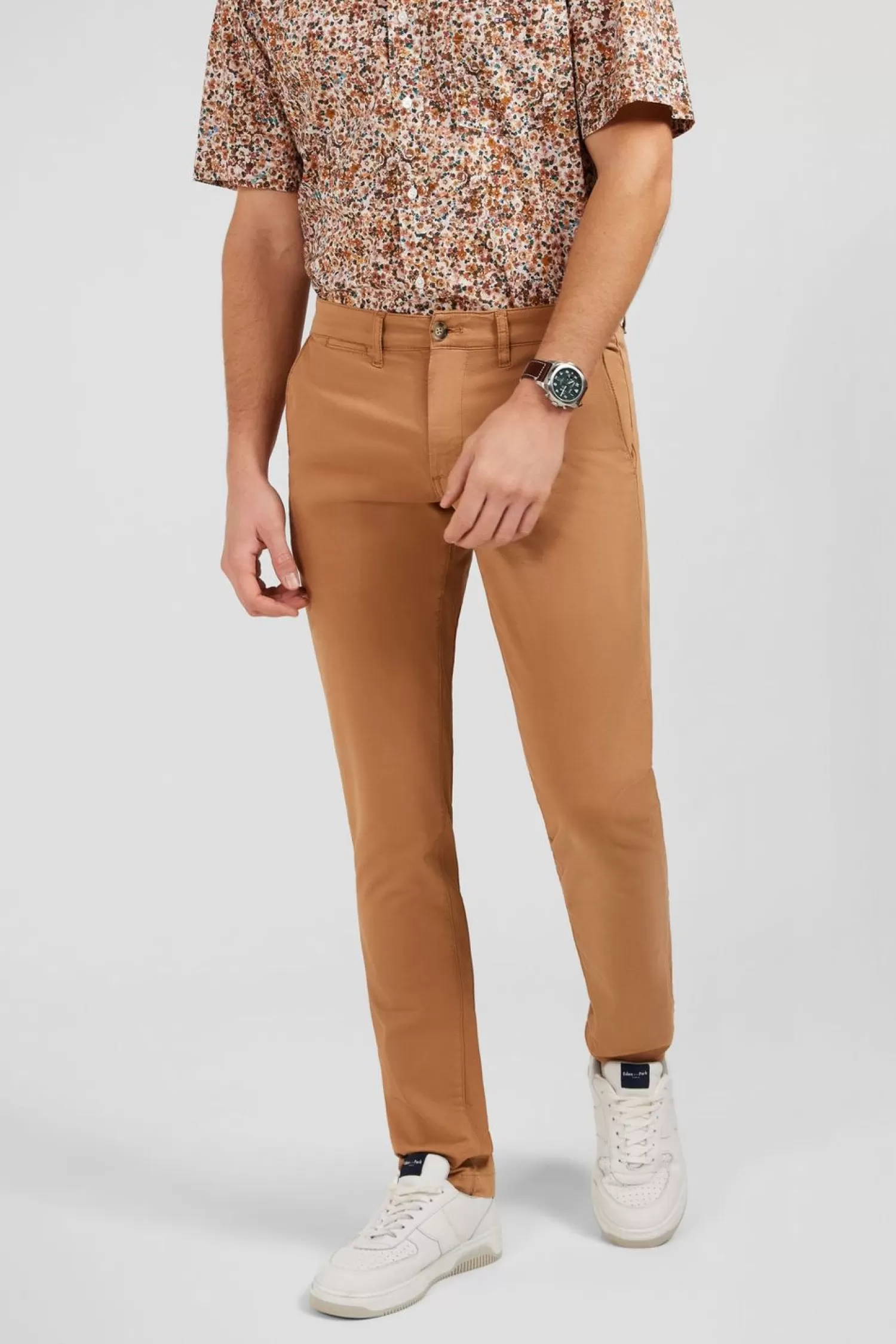 pantalon_chino_beige_2.webp Eden Park Pantalon Chino Beige-Homme Pantalons