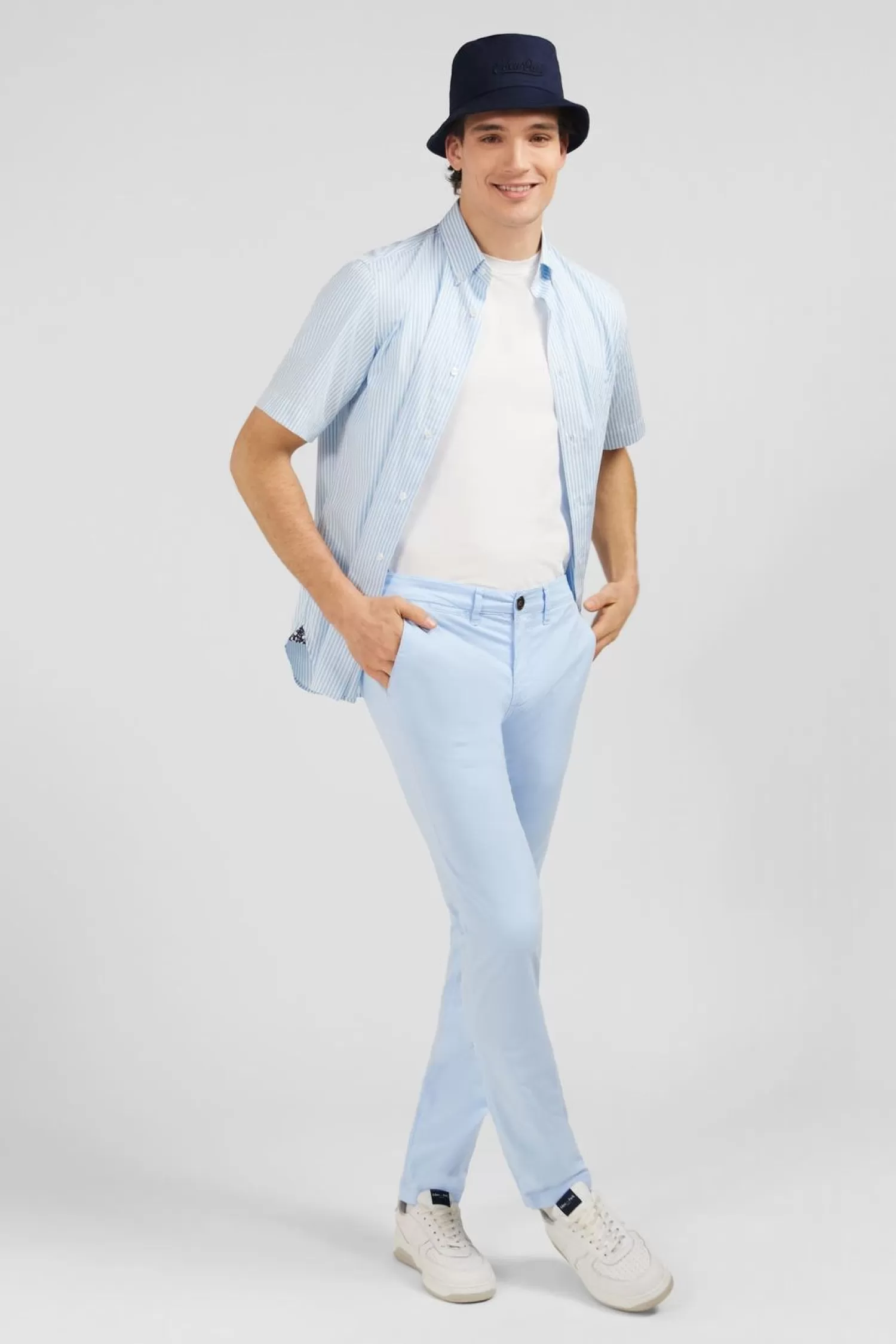 pantalon_chino_bleu_clair_2.webp Eden Park Pantalon Chino Bleu Clair-Homme Pantalons