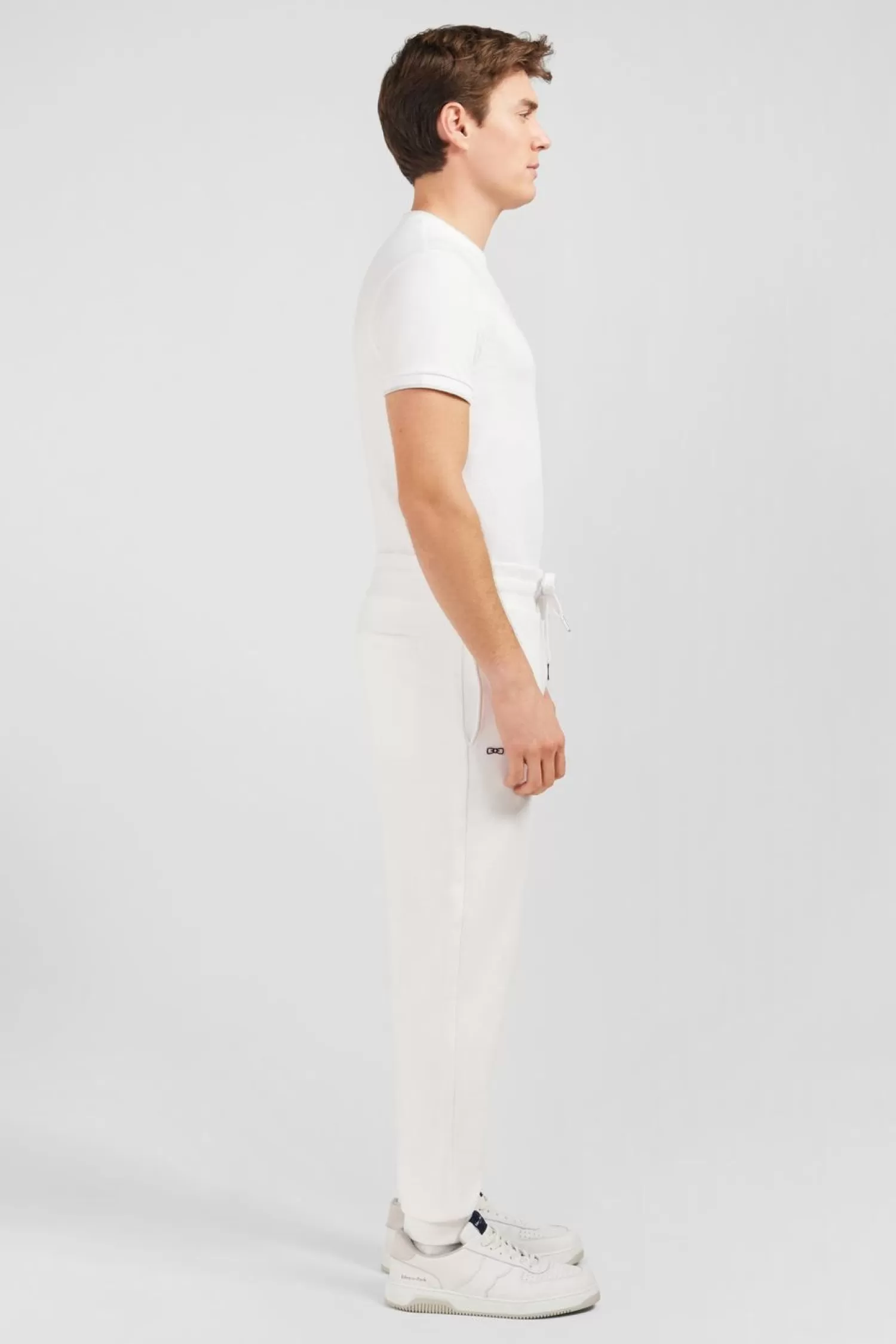 pantalon_de_jogging_blanc_3.webp Eden Park Pantalon De Jogging Blanc-Homme Pantalons