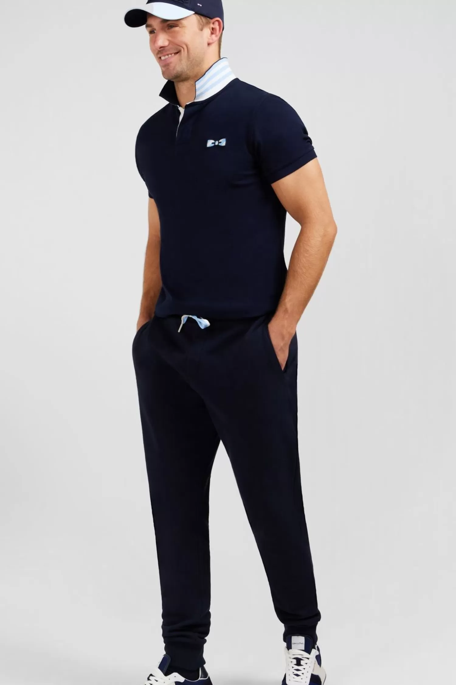pantalon_de_jogging_bleu_marine_2.webp Eden Park Pantalon De Jogging Bleu Marine-Homme Pantalons