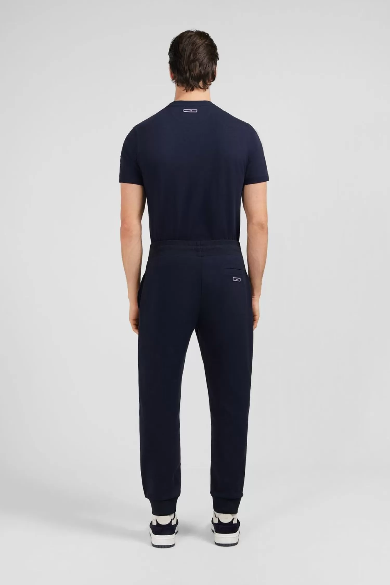 pantalon_de_jogging_bleu_marine_uni_4.webp Eden Park Pantalon De Jogging Bleu Marine Uni-Homme Pantalons
