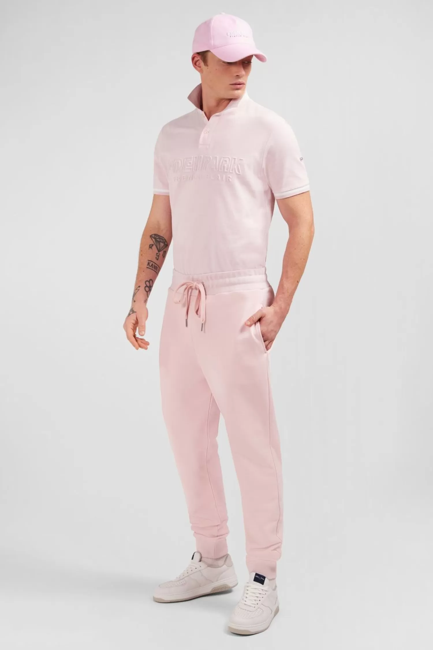 pantalon_de_jogging_rose_2.webp Eden Park Pantalon De Jogging Rose-Homme Pantalons