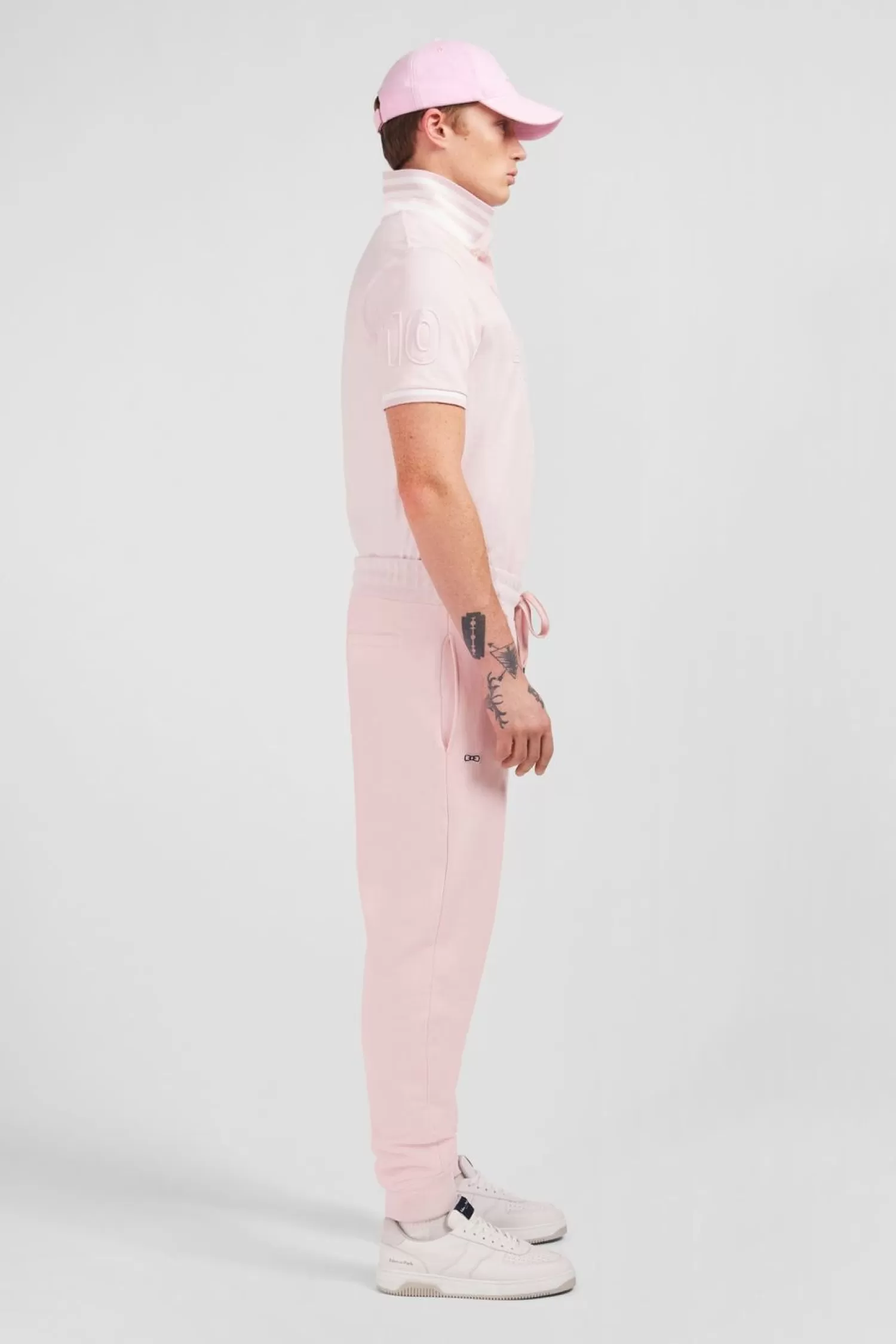 pantalon_de_jogging_rose_3.webp Eden Park Pantalon De Jogging Rose-Homme Pantalons