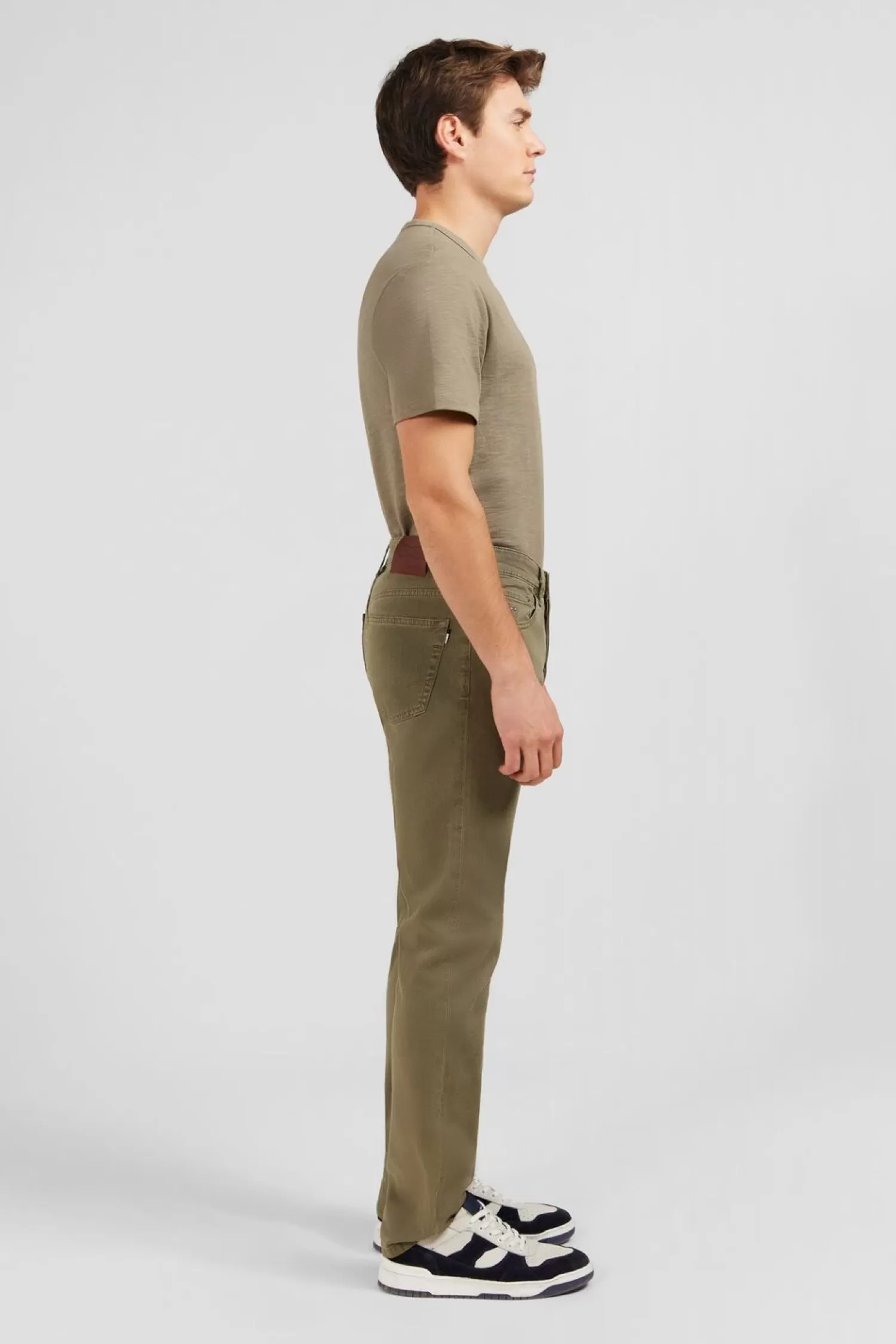 pantalon_droit_beige_2.webp Eden Park Pantalon Droit Beige-Homme Pantalons