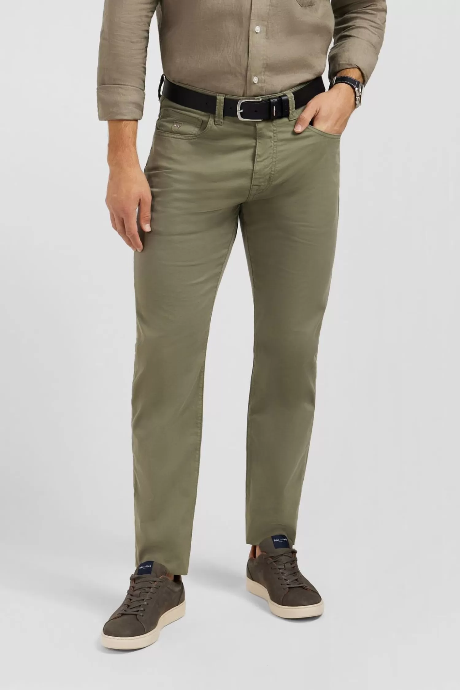 pantalon_kaki_droit_5_poches_2.webp Eden Park Pantalon Kaki Droit 5 Poches-Homme Pantalons