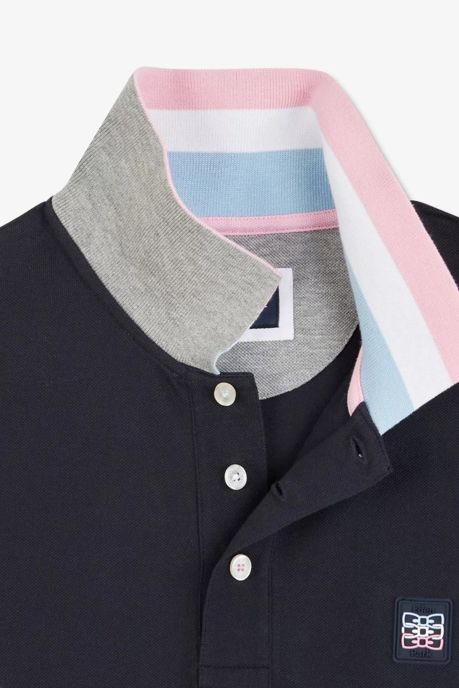polo_bleu_marine_a_details_tricolores_6.webp Eden Park Polo Bleu Marine A Details Tricolores-Homme Polos