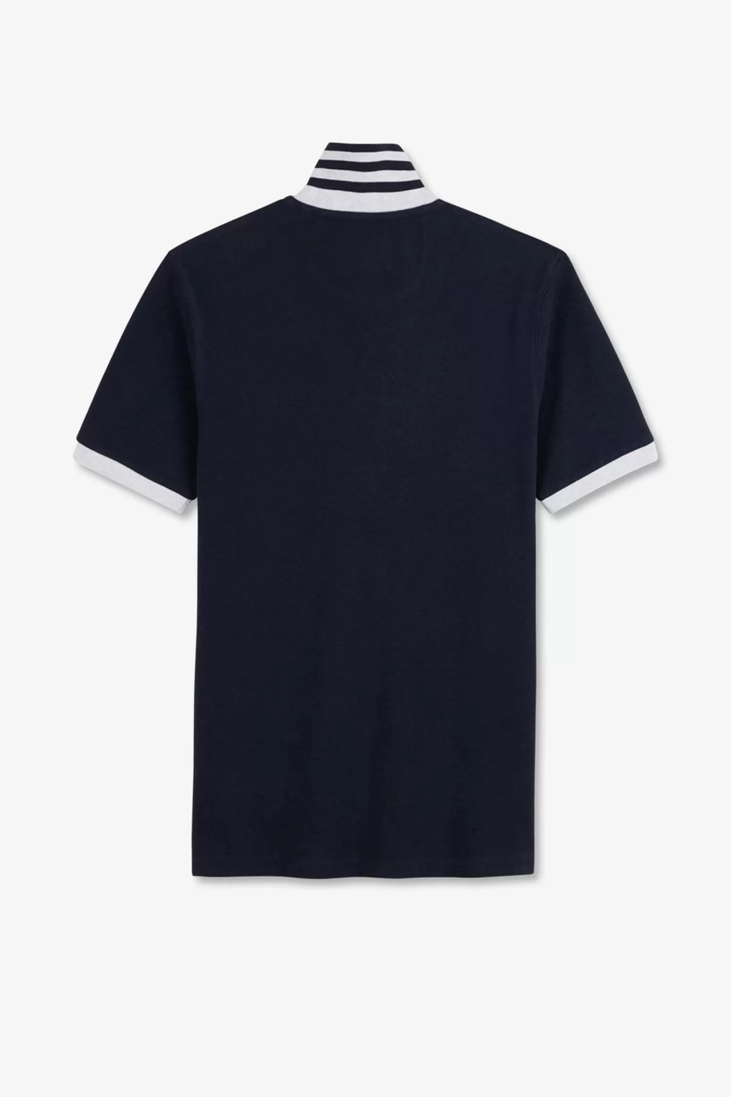 polo_bleu_marine_a_manches_courtes_3-4.webp Eden Park Polo Bleu Marine A Manches Courtes-Homme Polos