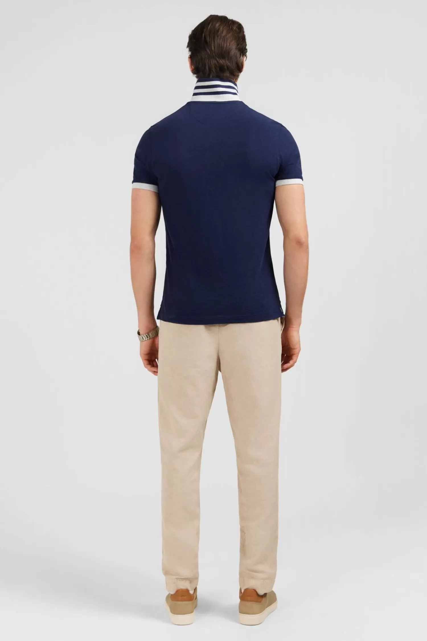 polo_bleu_marine_a_manches_courtes_5-2.webp Eden Park Polo Bleu Marine A Manches Courtes-Homme Polos