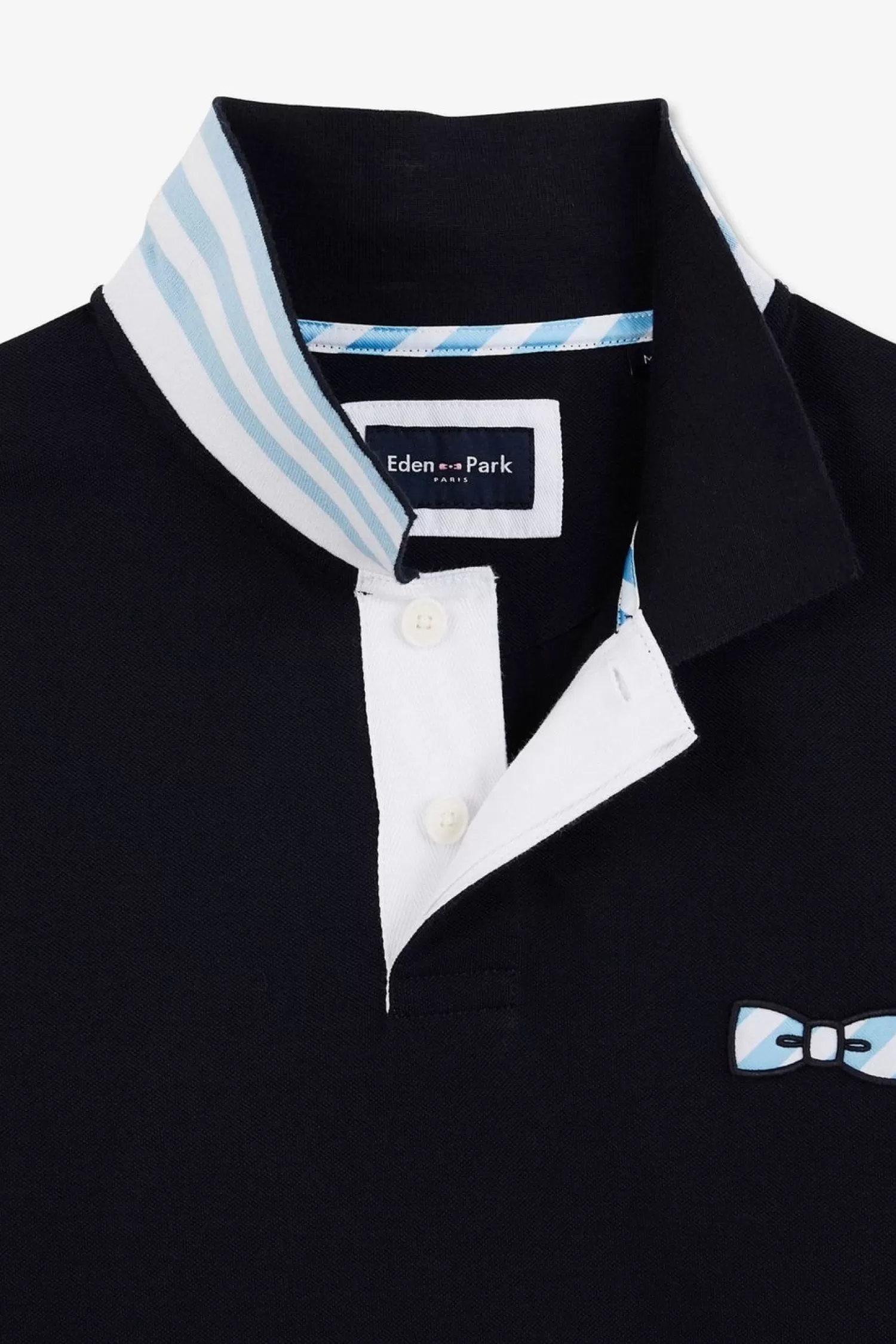 polo_bleu_marine_a_manches_courtes_6-3.webp Eden Park Polo Bleu Marine A Manches Courtes-Homme Polos