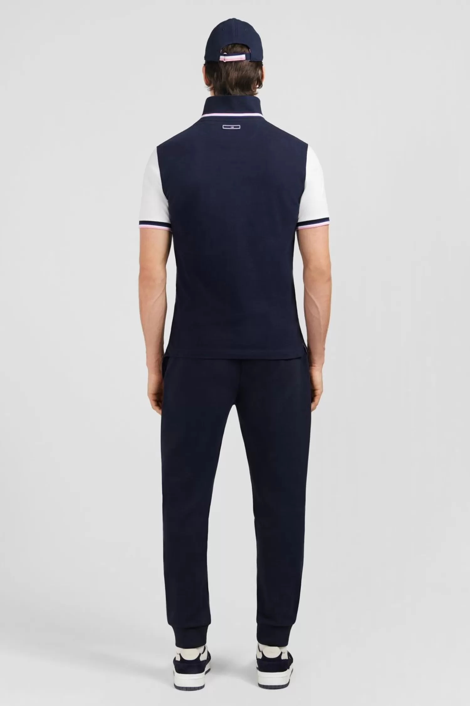 polo_bleu_marine_colorblock_manches_courtes_3.webp Eden Park Polo Bleu Marine Colorblock Manches Courtes-Homme Polos