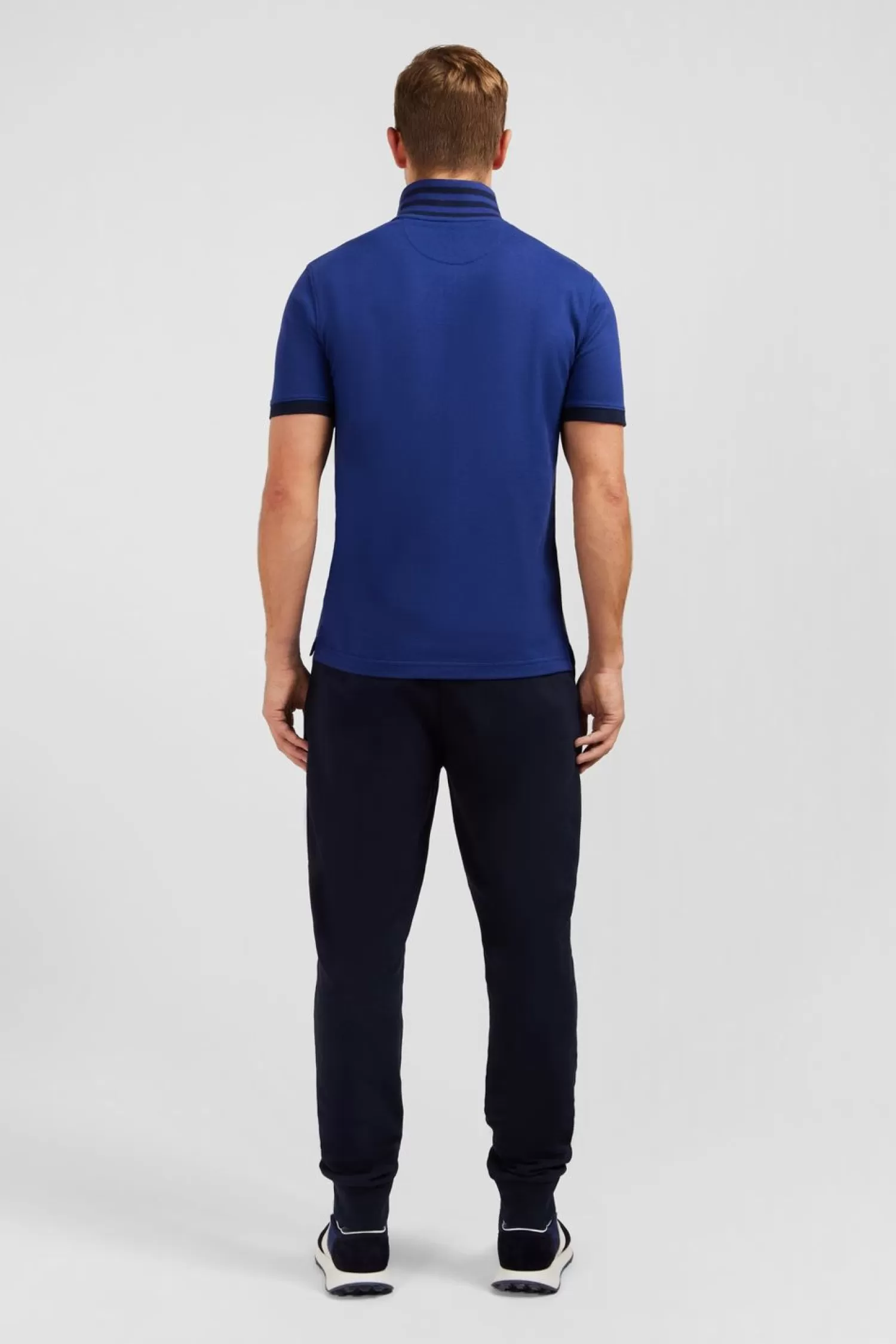 polo_bleu_marine_manches_courtes_3.webp Eden Park Polo Bleu Marine Manches Courtes-Homme Polos