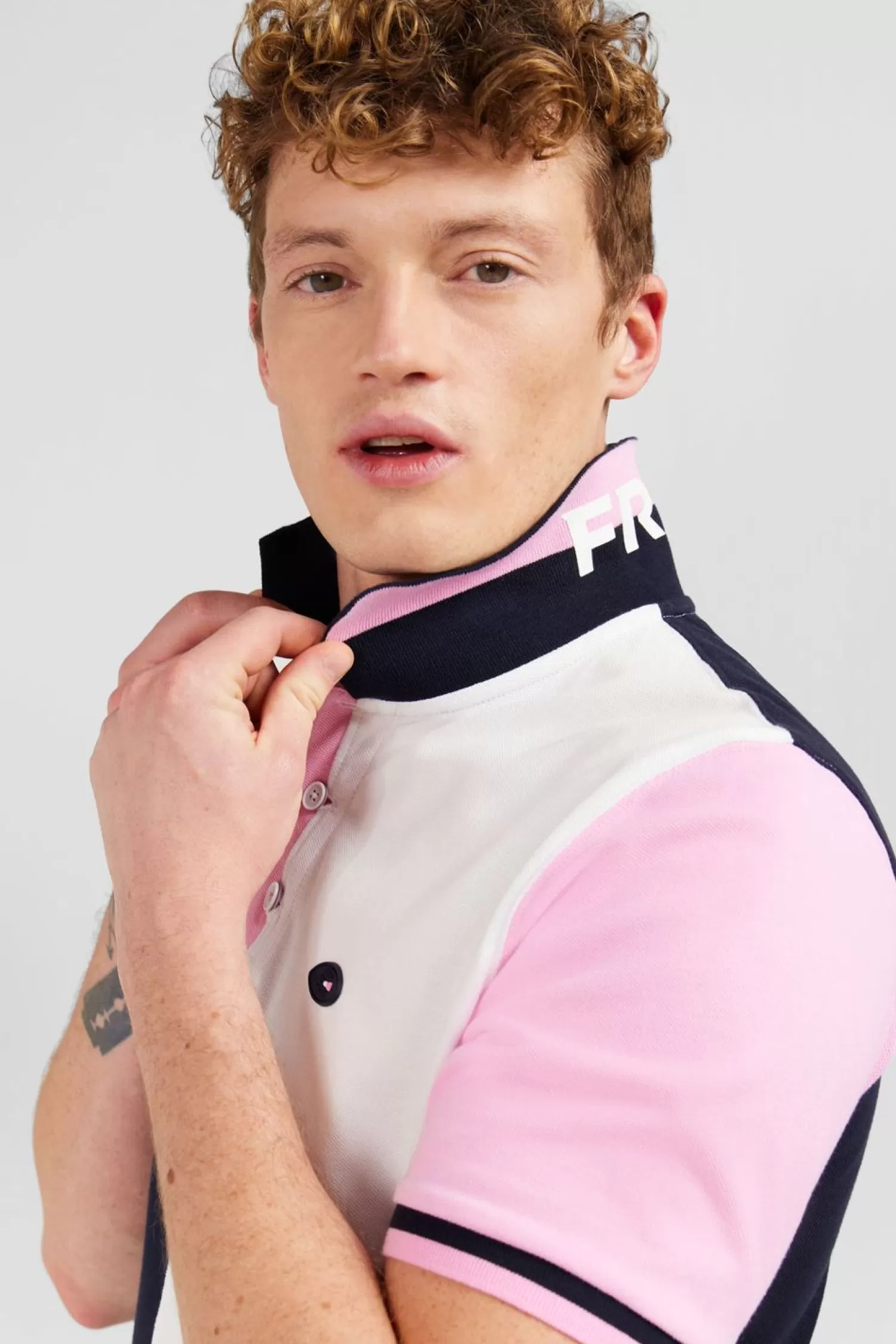 polo_colorblock_a_manches_courtes_xv_de_france_2-1.webp Eden Park Polo Colorblock A Manches Courtes Xv De France-Homme Polos