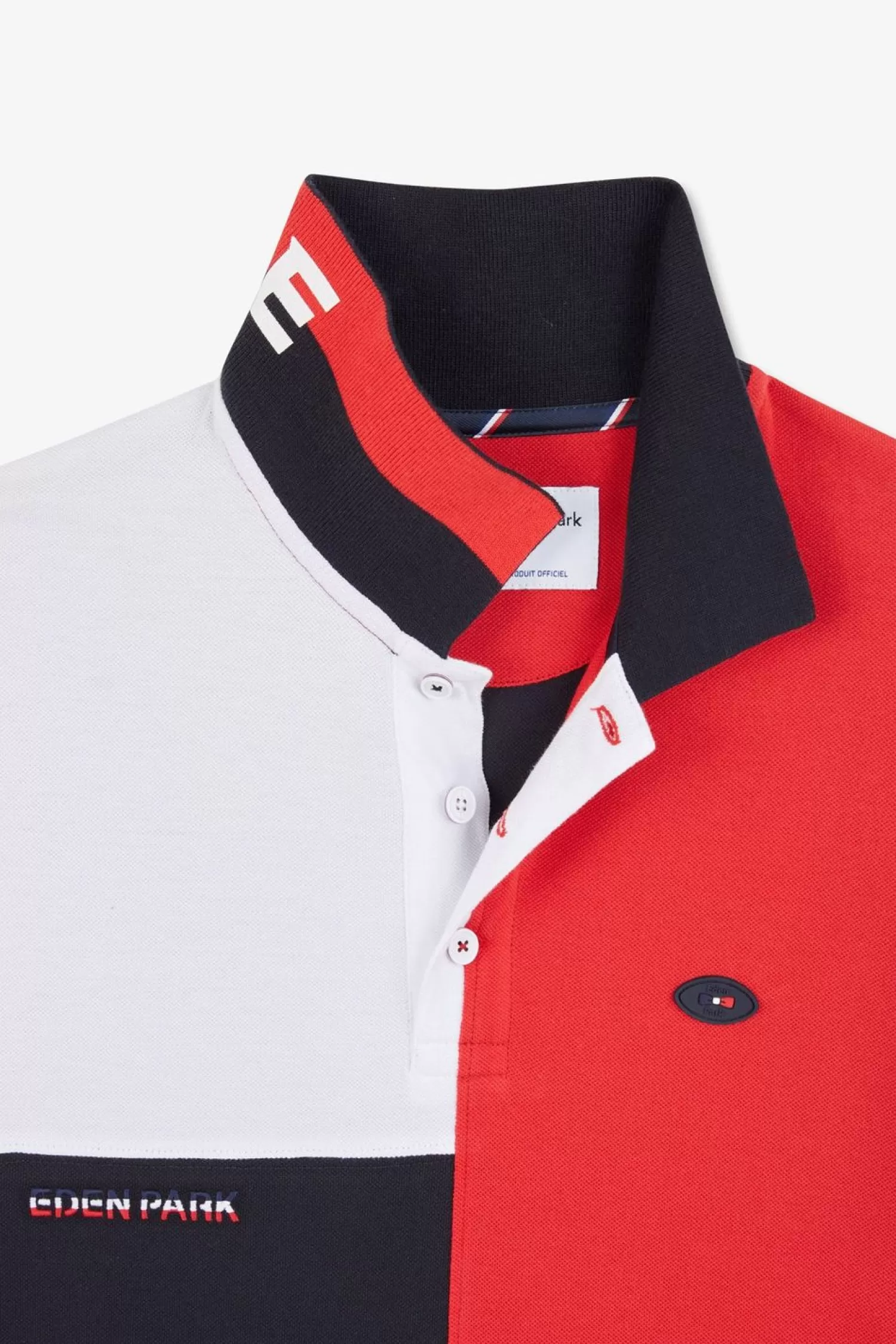 polo_colorblock_a_manches_courtes_xv_de_france_4.webp Eden Park Polo Colorblock A Manches Courtes Xv De France-Homme Polos