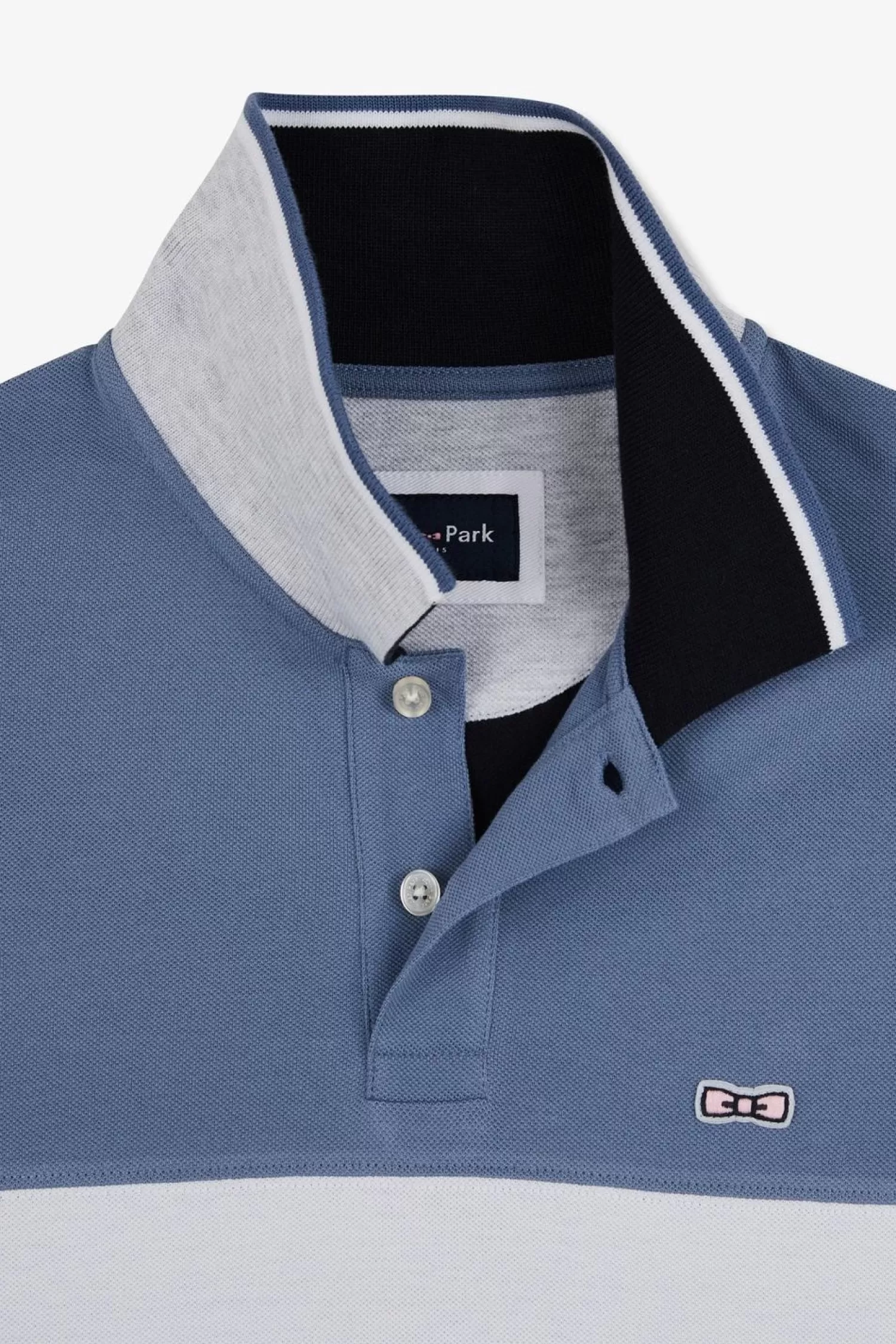 polo_colorblock_bleu_a_manches_courtes_6-1.webp Eden Park Polo Colorblock Bleu A Manches Courtes-Homme Polos