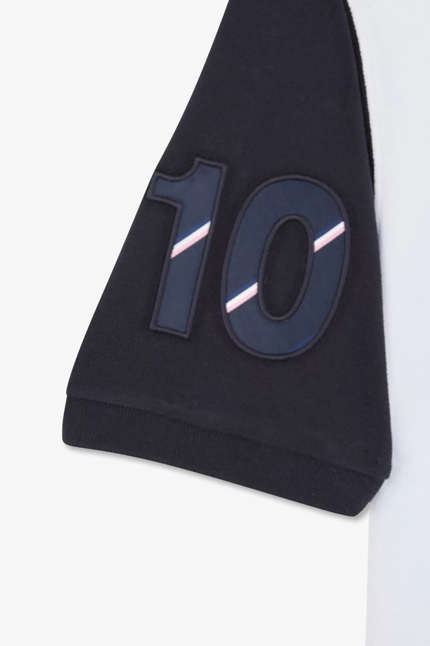 polo_colorblock_rose_en_coton_pique_a_broderie_xv_de_france_7.webp Eden Park Polo Colorblock Rose En Coton Pique A Broderie Xv De France-Homme Polos