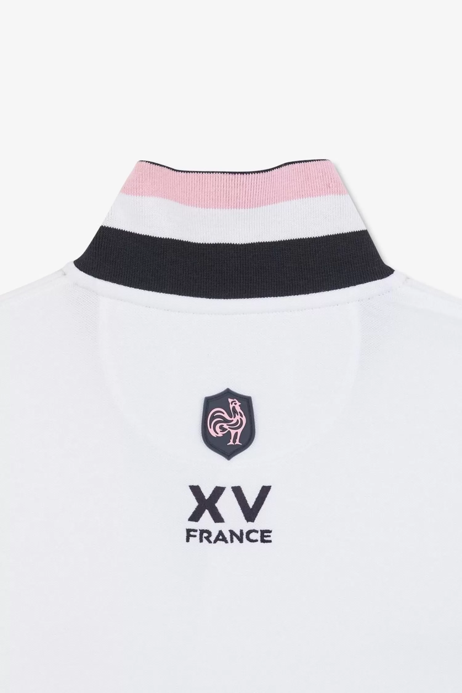 polo_colorblock_rose_en_coton_pique_a_broderie_xv_de_france_8.webp Eden Park Polo Colorblock Rose En Coton Pique A Broderie Xv De France-Homme Polos