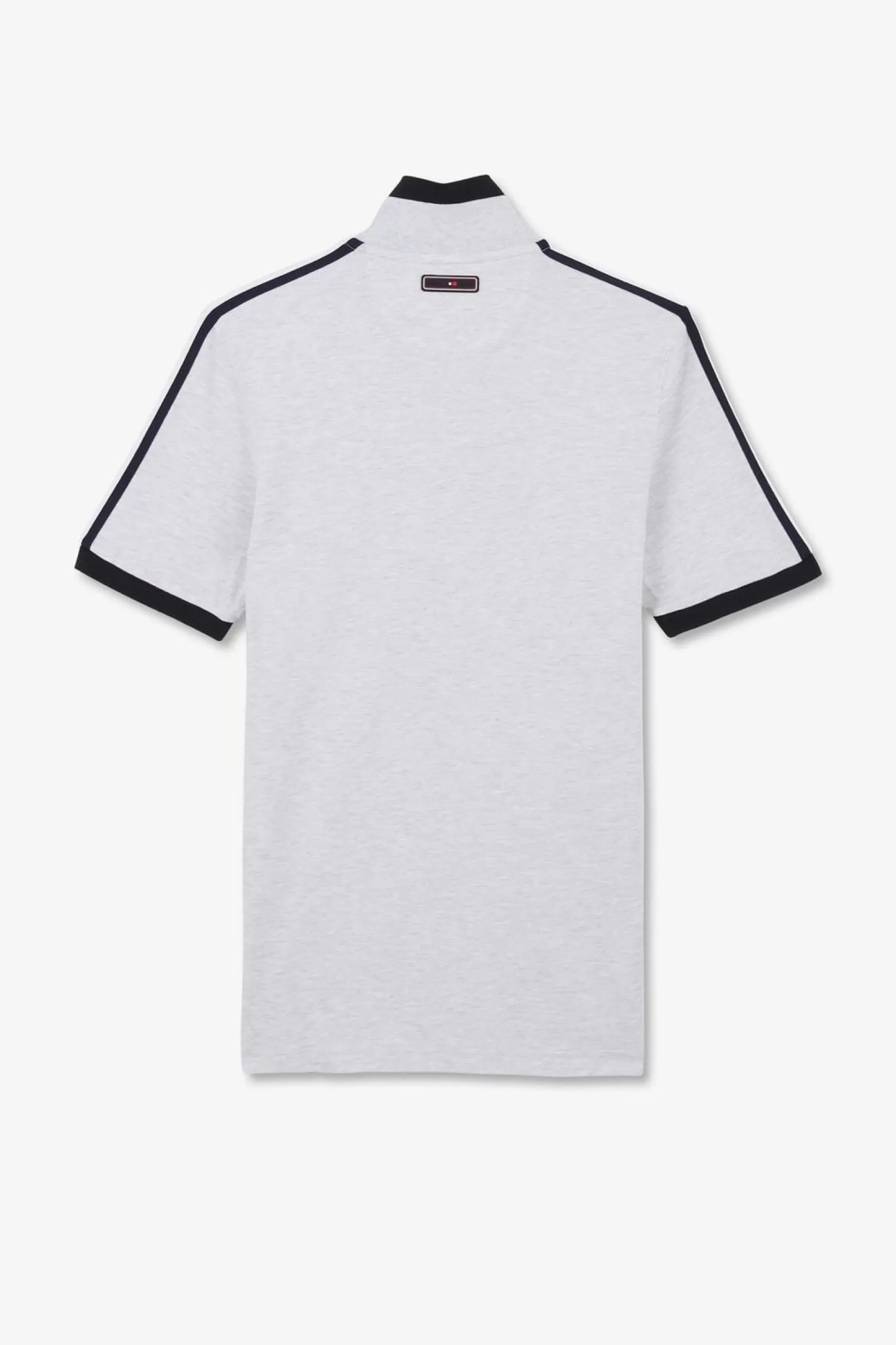 polo_gris_chine_manches_courtes_3.webp Eden Park Polo Gris Chine Manches Courtes-Homme Polos