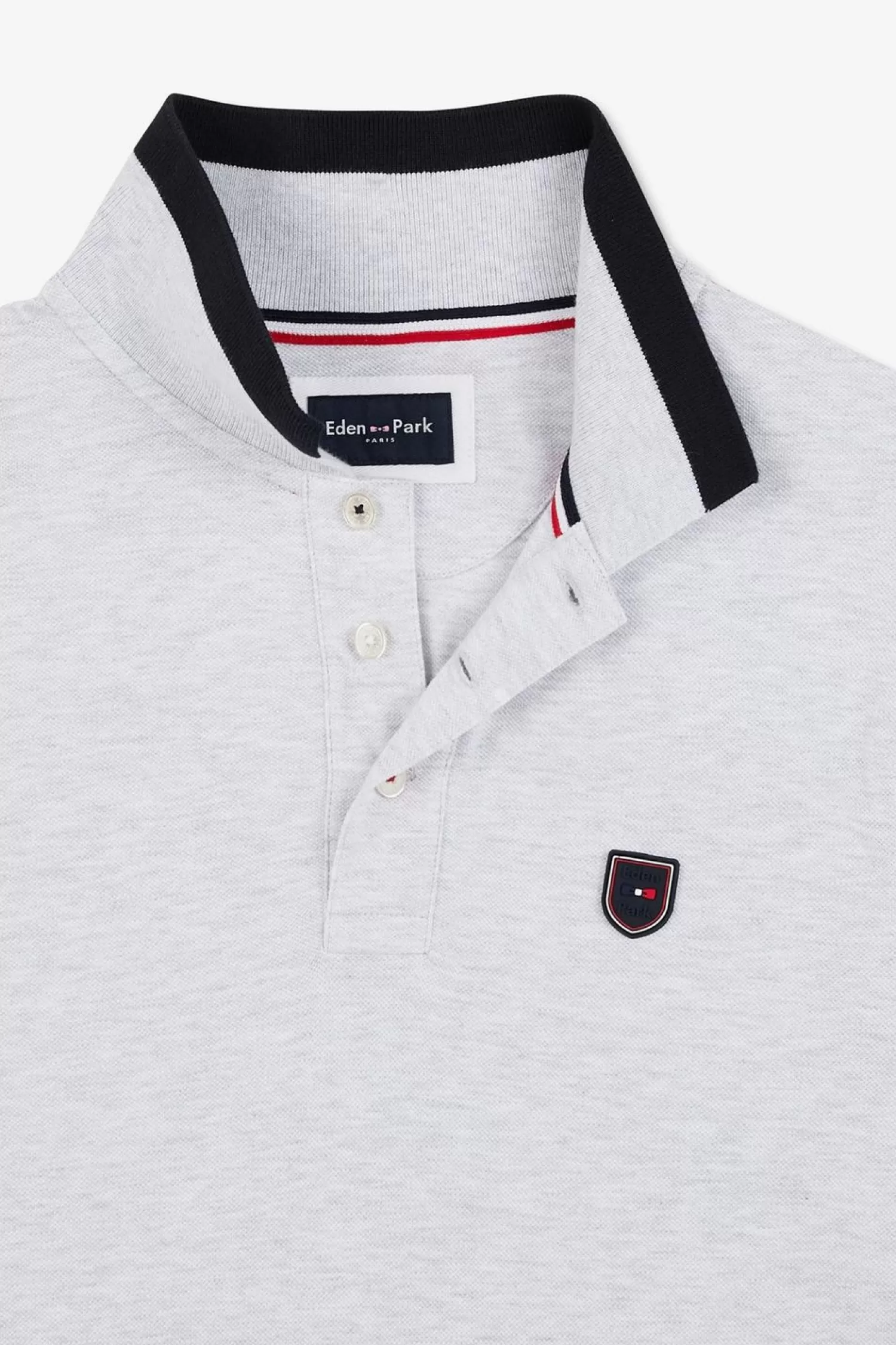 polo_gris_chine_manches_courtes_6.webp Eden Park Polo Gris Chine Manches Courtes-Homme Polos