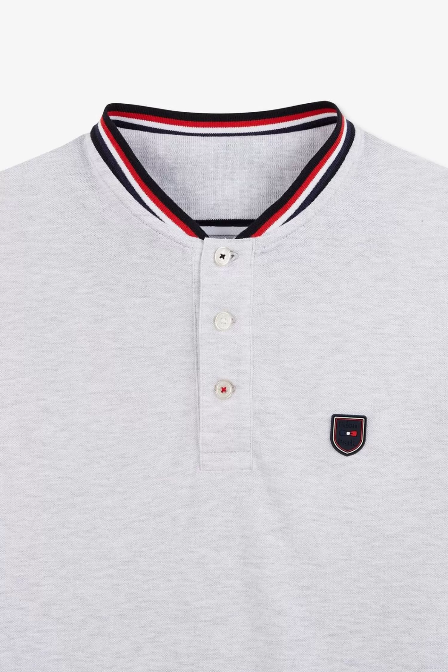 Eden Park Polo Gris Colorblock Manches Courtes-Homme Polos