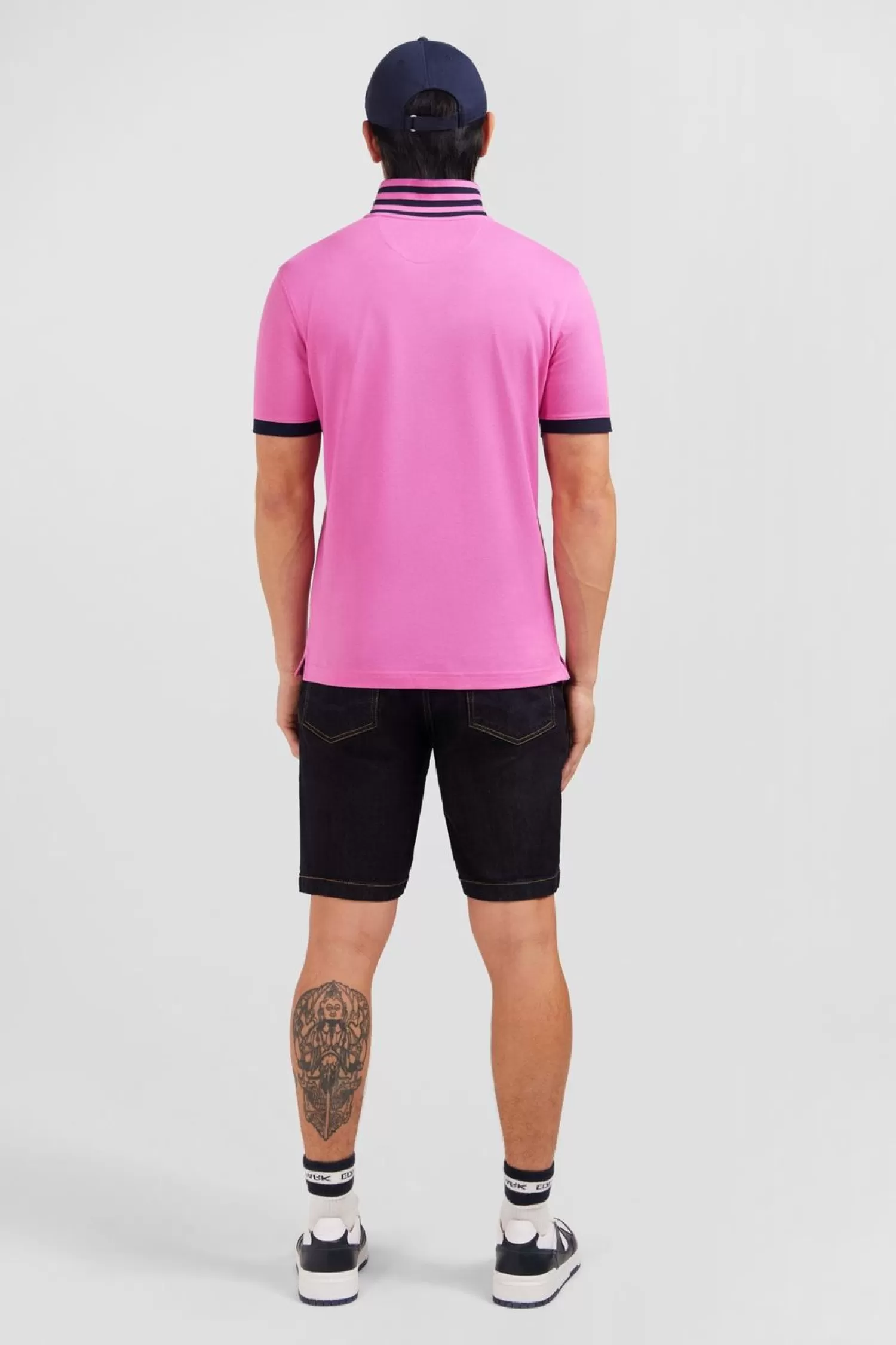 polo_rose_manches_courtes_3.webp Eden Park Polo Rose Manches Courtes-Homme Polos