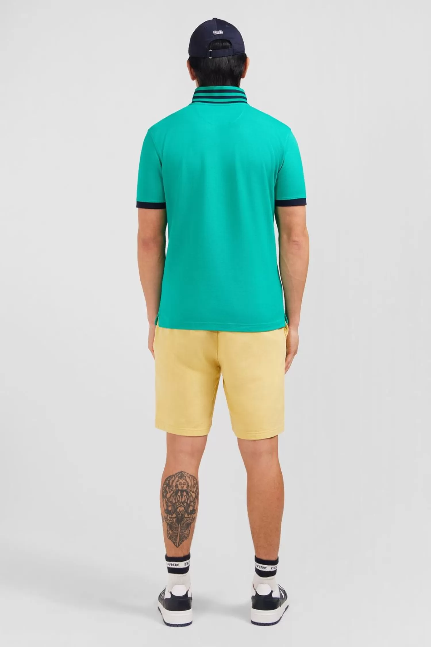 polo_vert_manches_courtes_5.webp Eden Park Polo Vert Manches Courtes-Homme Polos