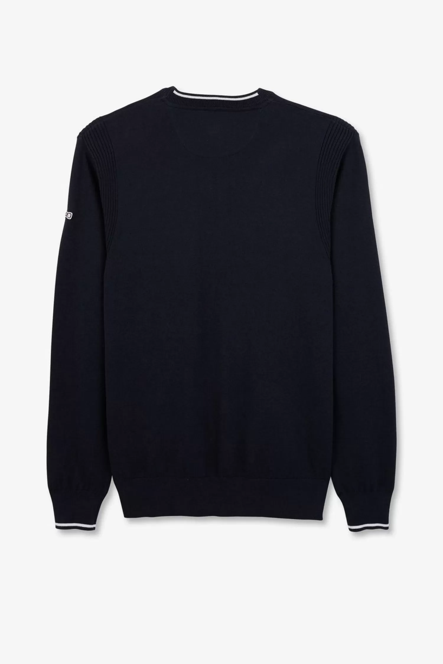 pull_bleu_marine_uni_3.webp Eden Park Pull Bleu Marine Uni-Homme Pulls