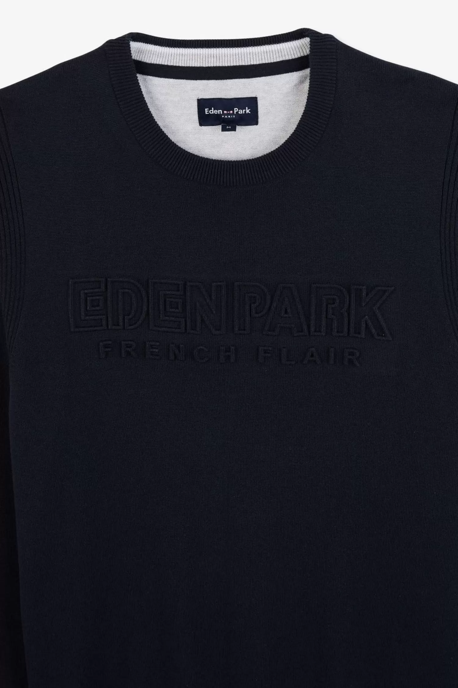 pull_bleu_marine_uni_6.webp Eden Park Pull Bleu Marine Uni-Homme Pulls