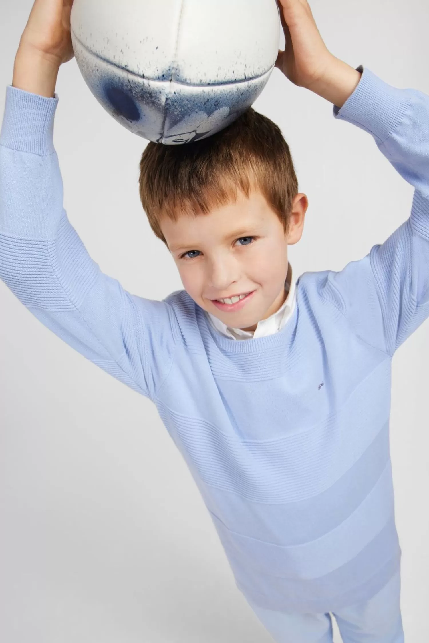 pull_col_rond_ciel_jeux_de_maille_en_coton_2.webp Eden Park Pull Col Rond Ciel Jeux De Maille En Coton-Enfant Enfant