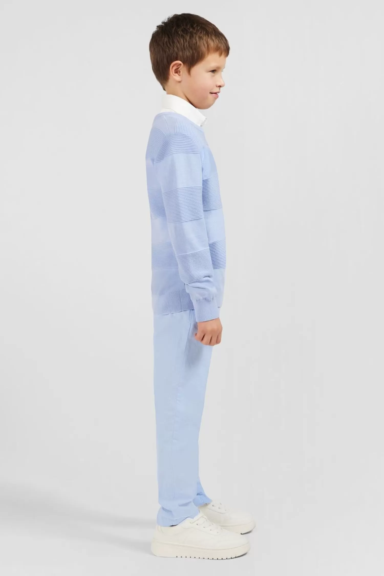 pull_col_rond_ciel_jeux_de_maille_en_coton_4.webp Eden Park Pull Col Rond Ciel Jeux De Maille En Coton-Enfant Enfant