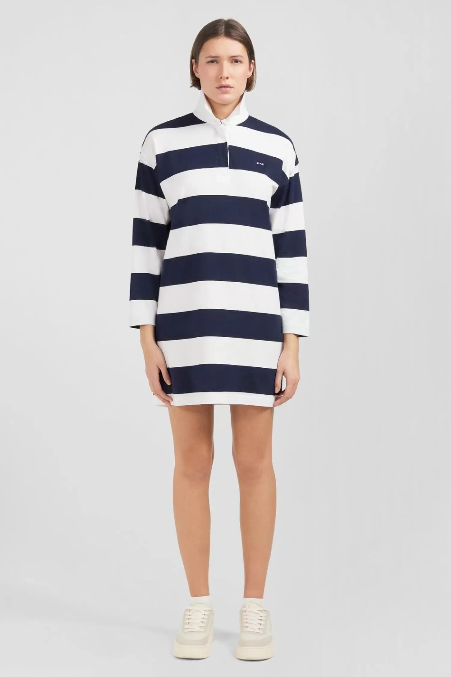 Eden Park Robe A Larges Rayures Bicolores-Femme Robes