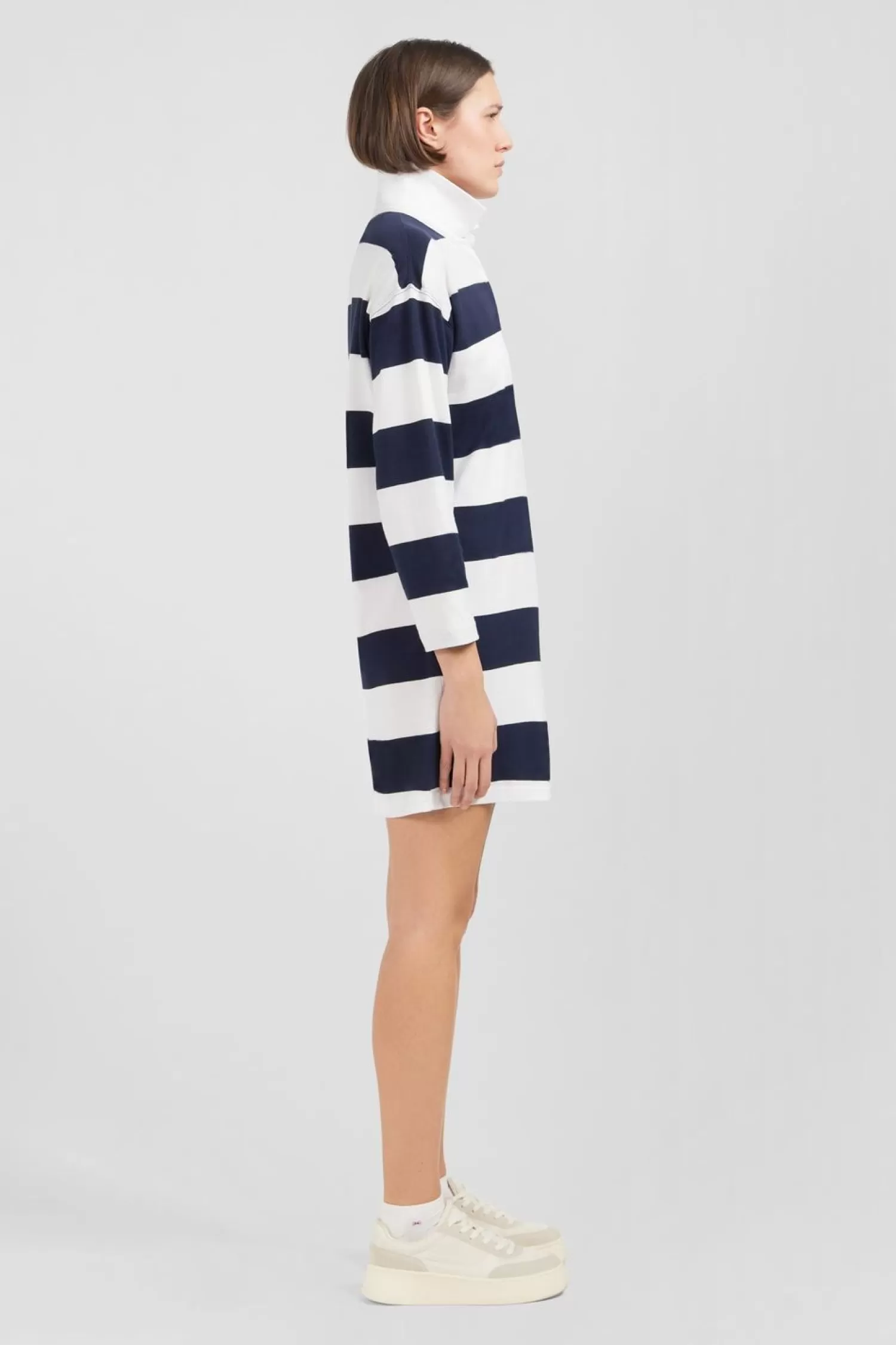 Eden Park Robe A Larges Rayures Bicolores-Femme Robes