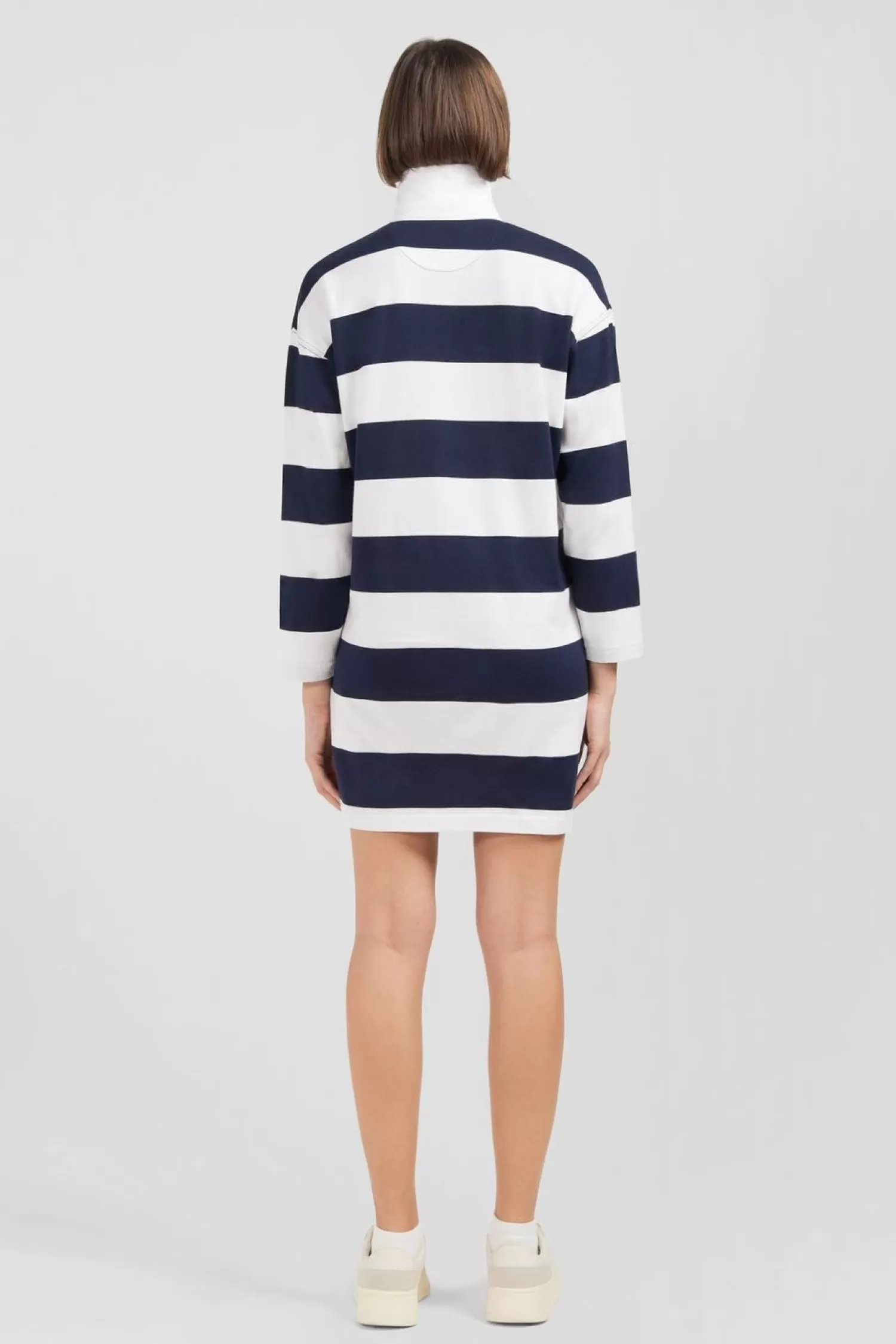 Eden Park Robe A Larges Rayures Bicolores-Femme Robes