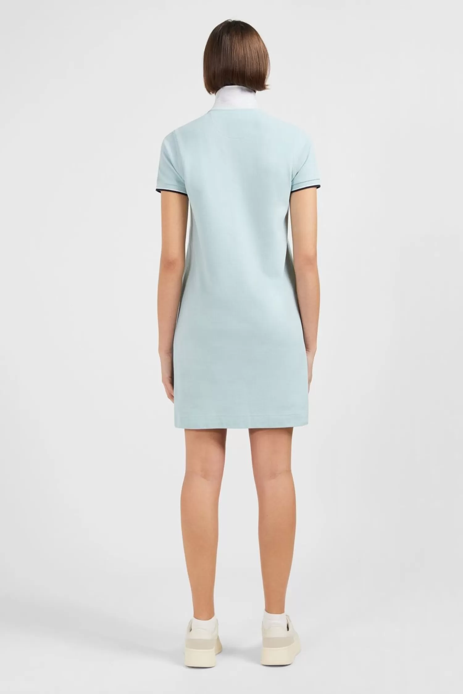 robe_verte_a_col_polo_4.webp Eden Park Robe Verte A Col Polo-Femme Robes