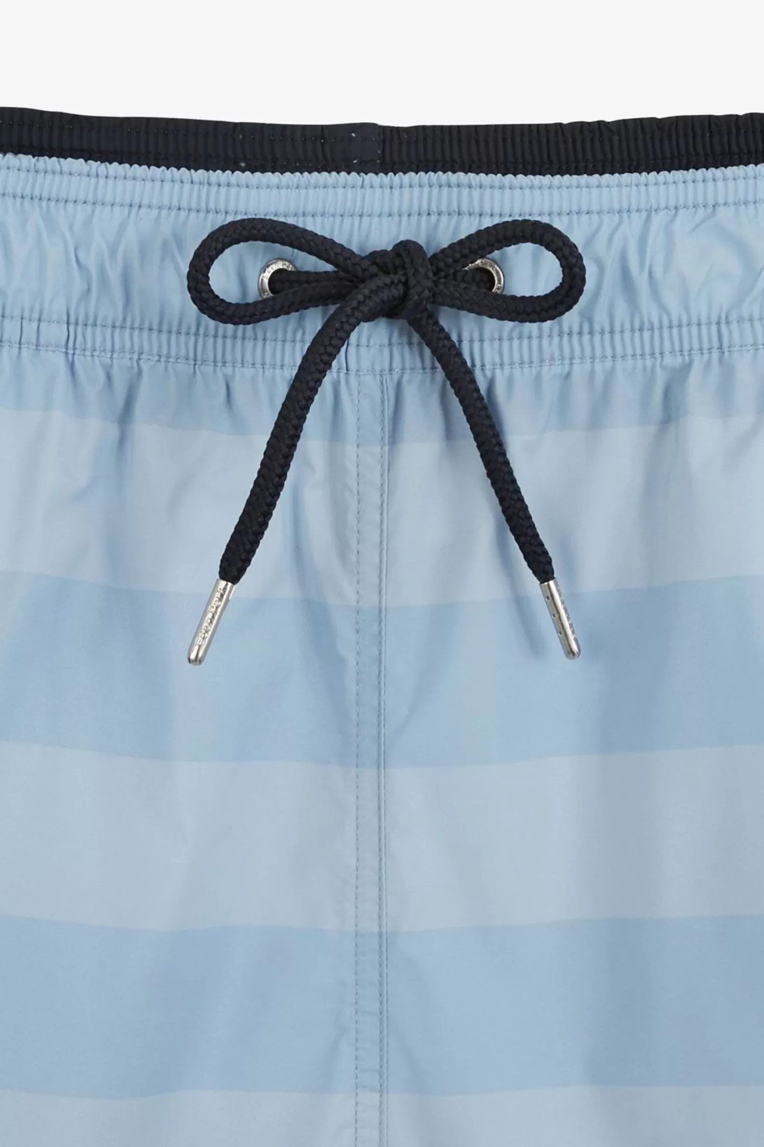short_de_bain_a_rayures_bleu_ciel_5.webp Eden Park Short De Bain A Rayures Bleu Ciel-Homme Maillots De Bain
