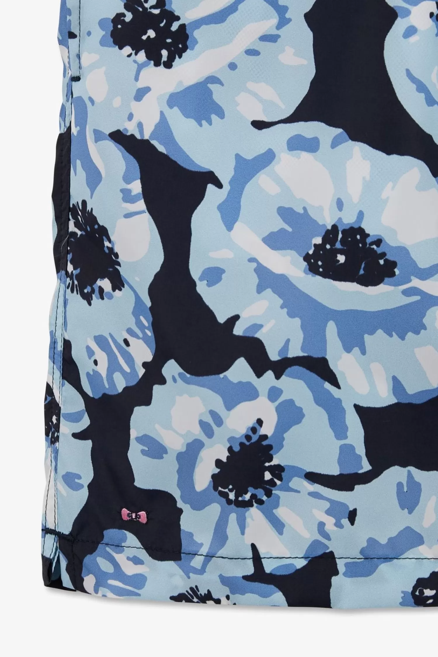 short_de_bain_bleu_imprime_exclusif_fleurs_5.webp Eden Park Short De Bain Bleu Imprime Exclusif Fleurs-Homme Maillots De Bain